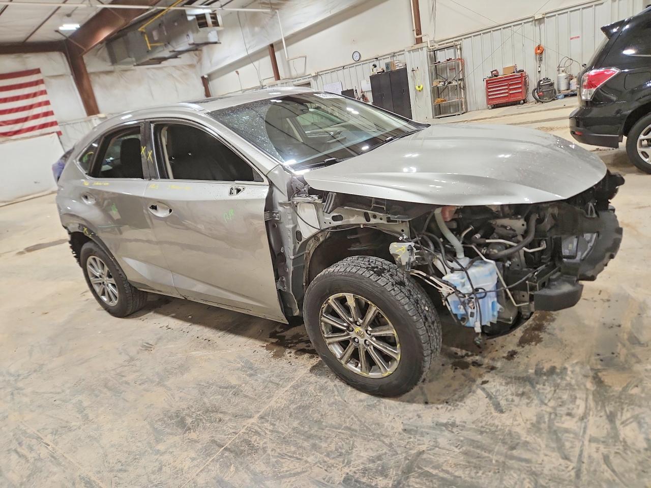 2017 Lexus Nx 200t Base Silver vin: JTJBARBZ1H2125592