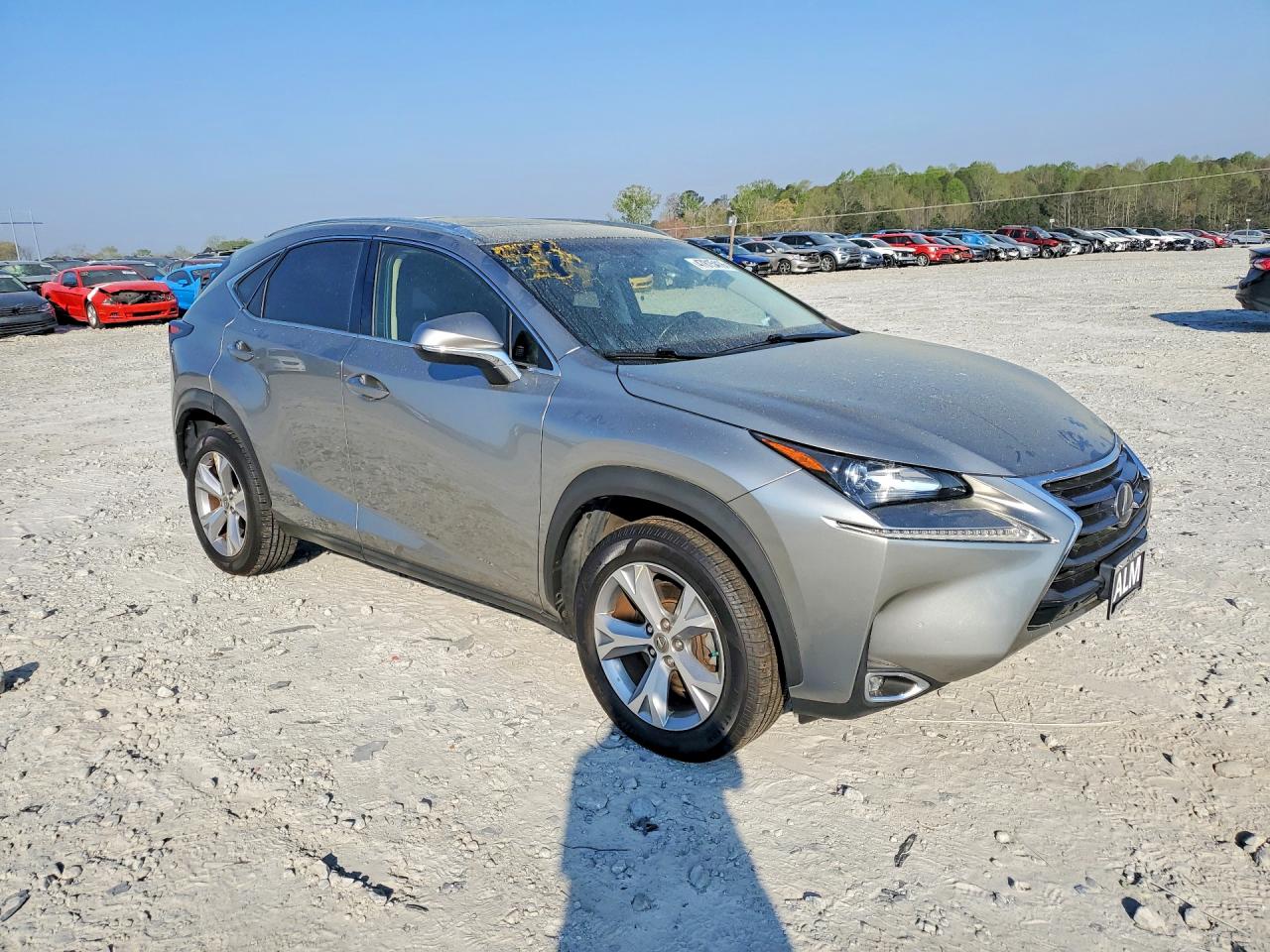 2017 Lexus Nx 200t Base Silver vin: JTJBARBZ1H2142585