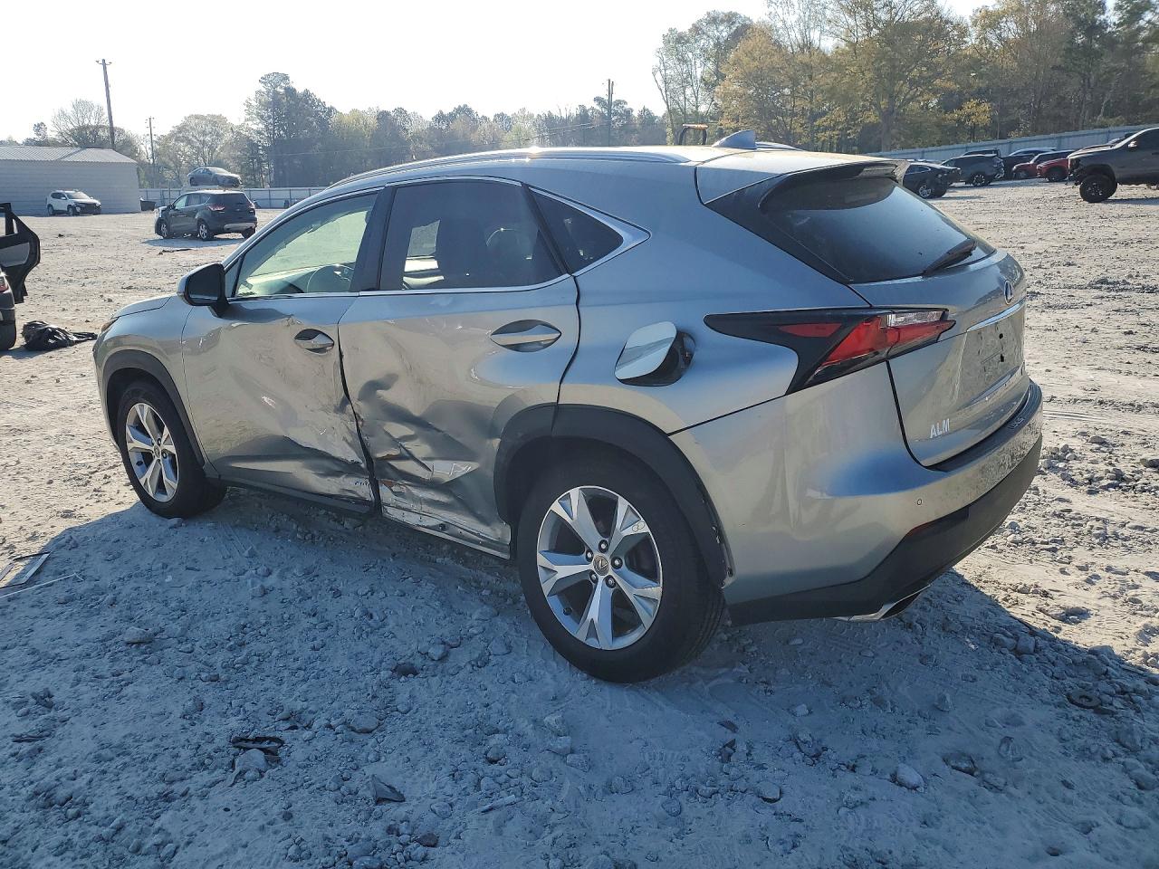 2017 Lexus Nx 200t Base Silver vin: JTJBARBZ1H2142585