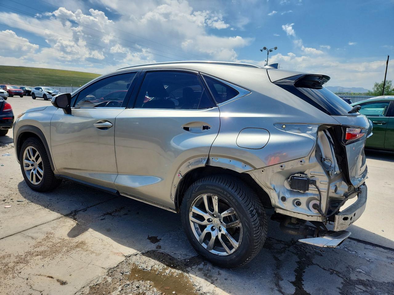 2015 Lexus Nx 200t Silver vin: JTJBARBZ2F2015020
