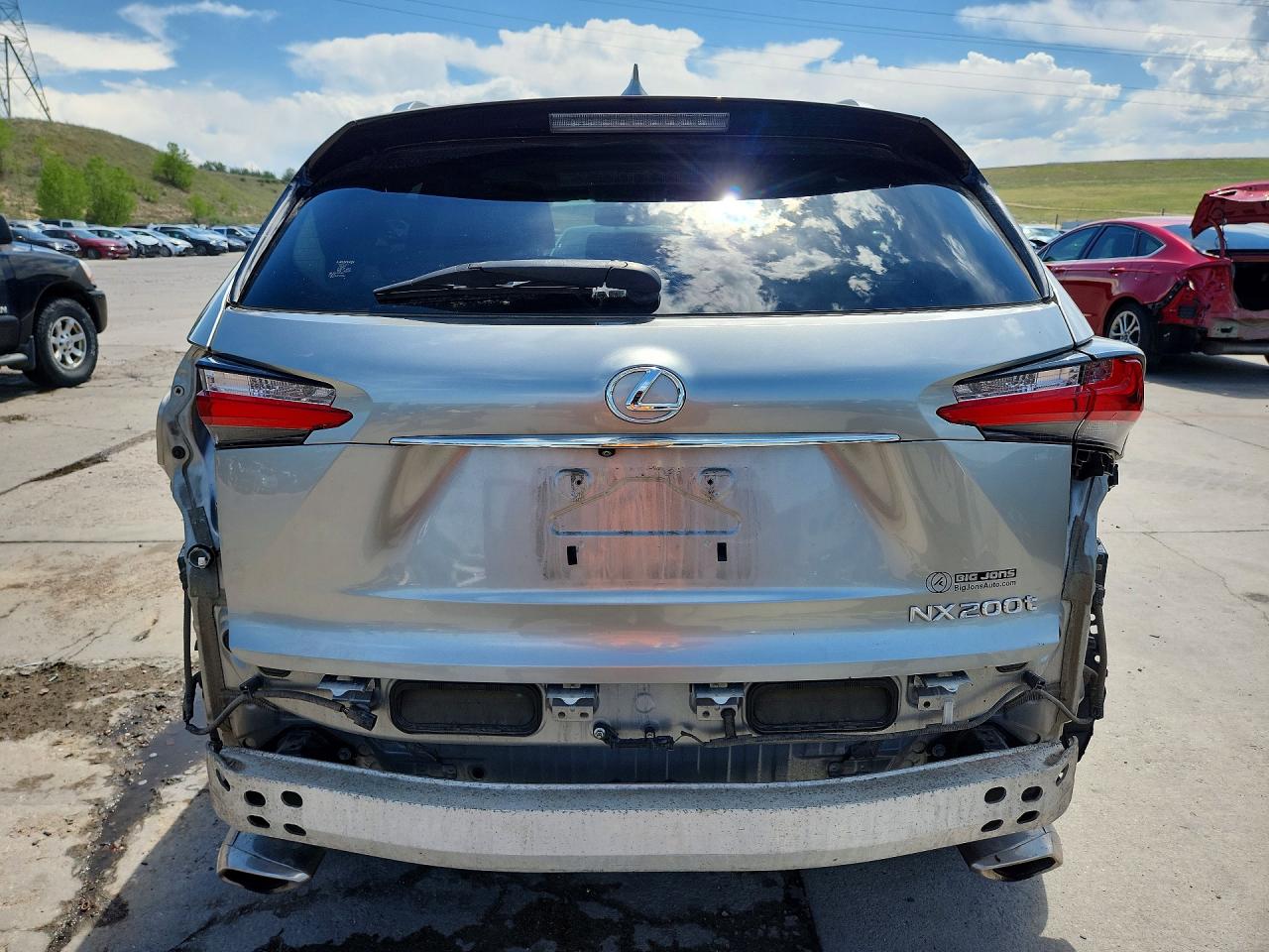 2015 Lexus Nx 200t Silver vin: JTJBARBZ2F2015020