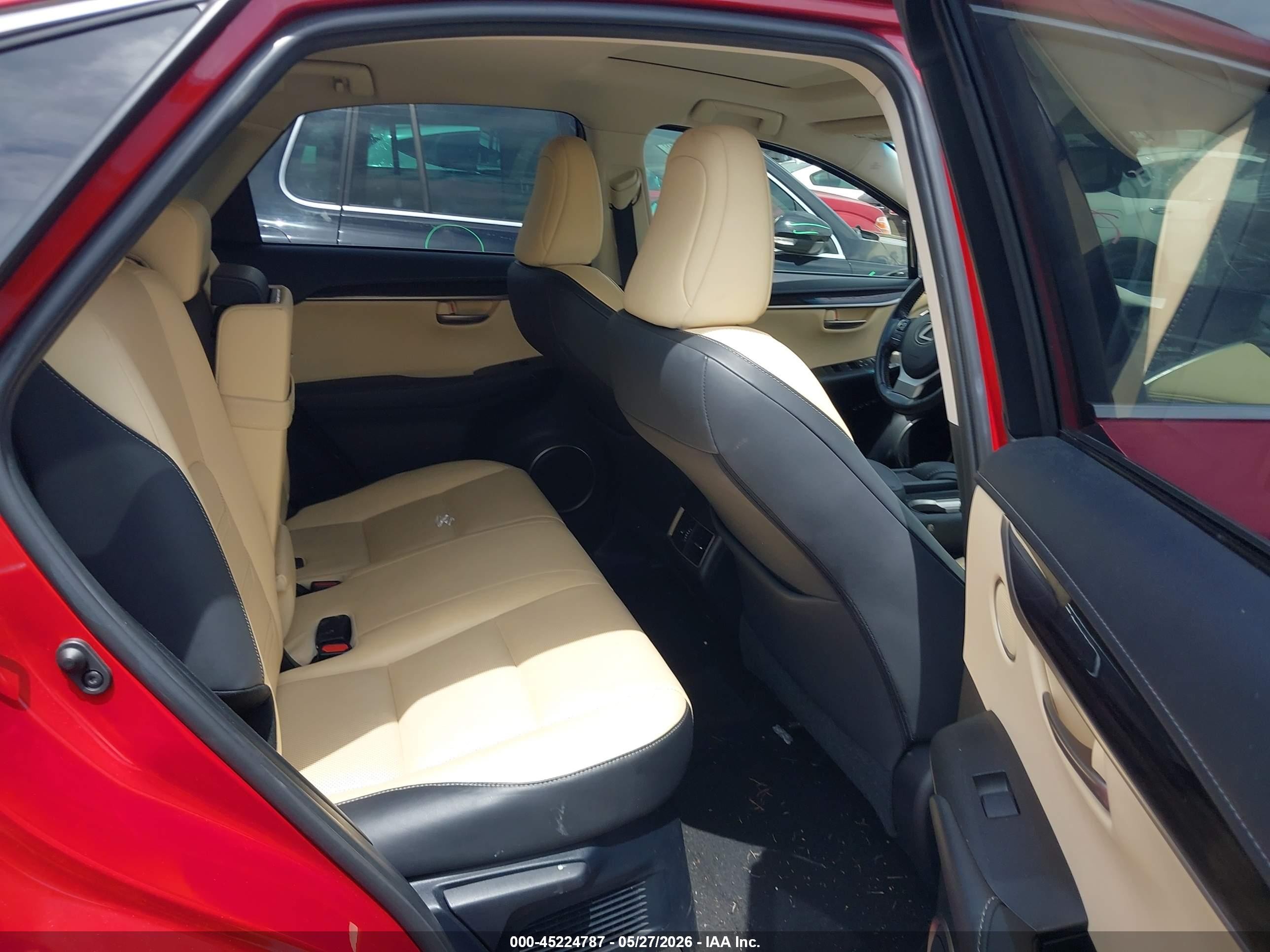 2015 Lexus Nx 200t   Red vin: JTJBARBZ2F2016958
