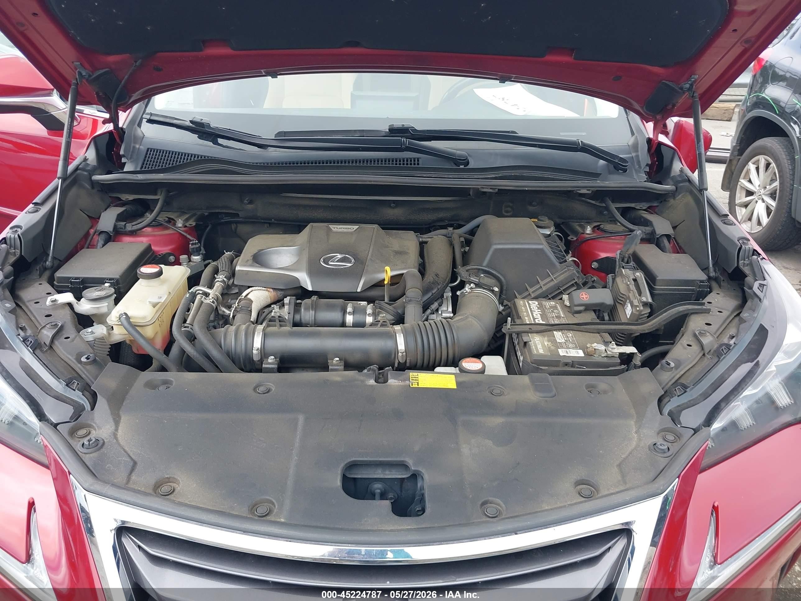 2015 Lexus Nx 200t   Red vin: JTJBARBZ2F2016958
