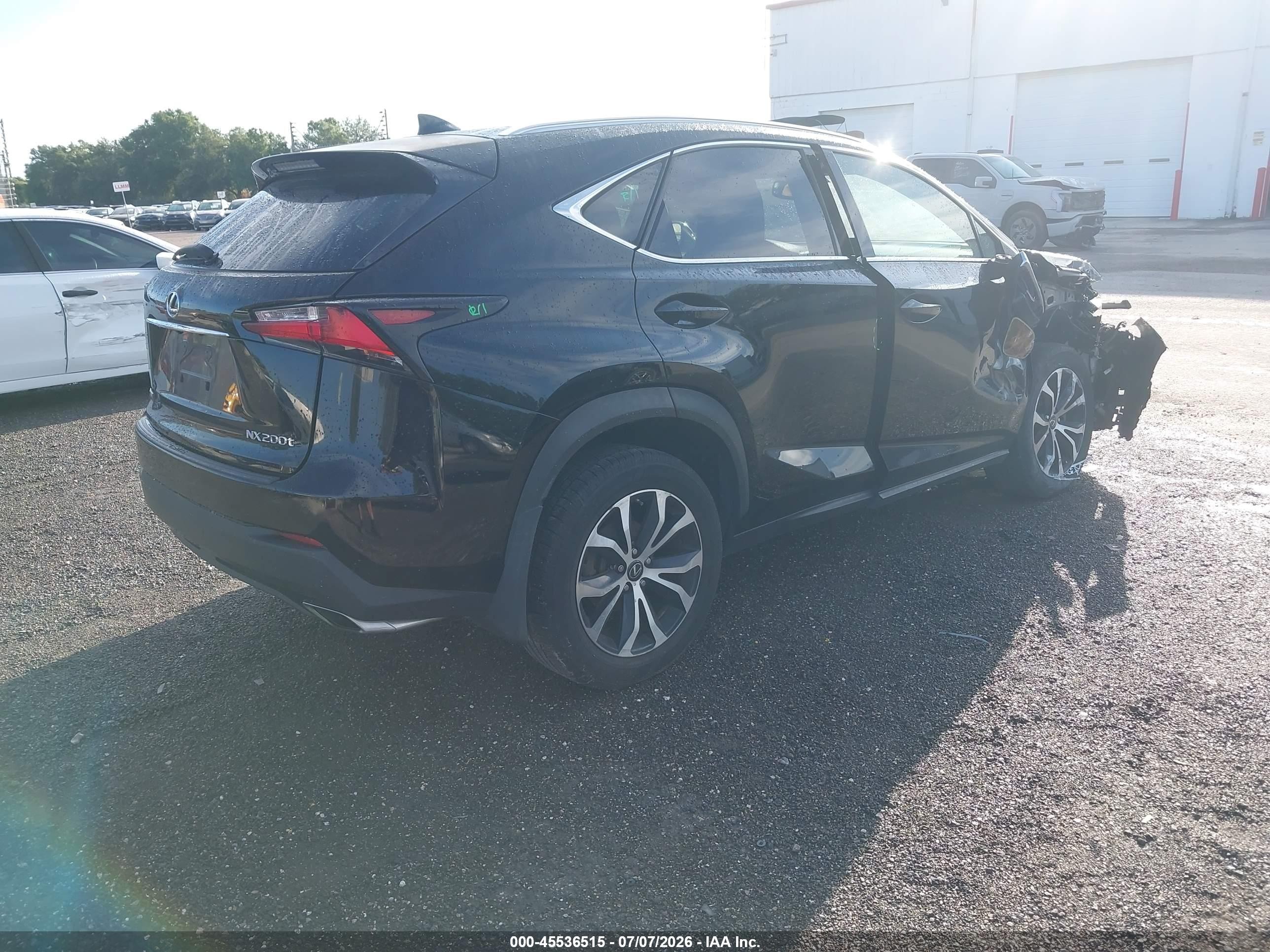 2015 Lexus Nx 200t F Sport Black vin: JTJBARBZ2F2021898
