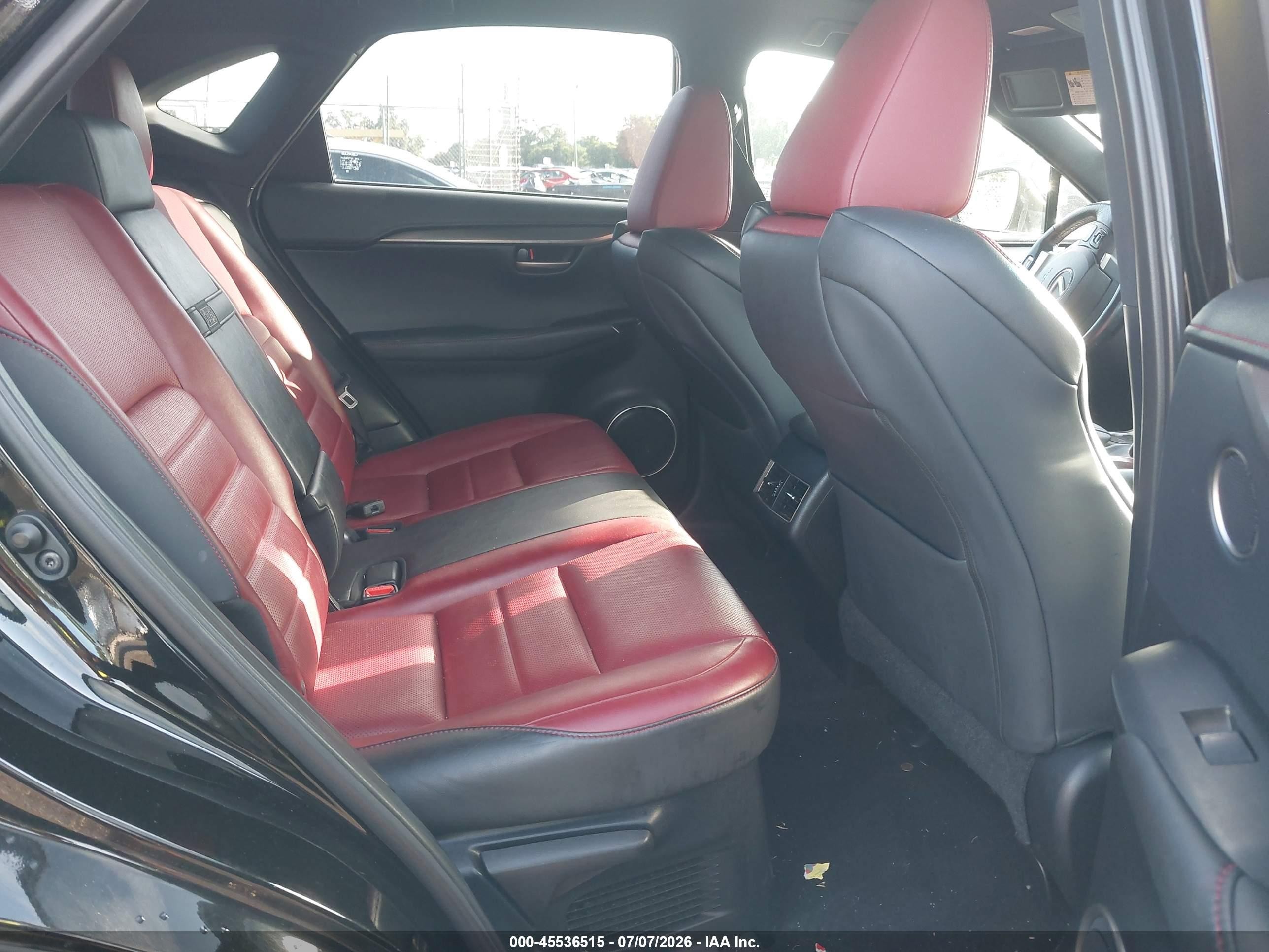 2015 Lexus Nx 200t F Sport Black vin: JTJBARBZ2F2021898