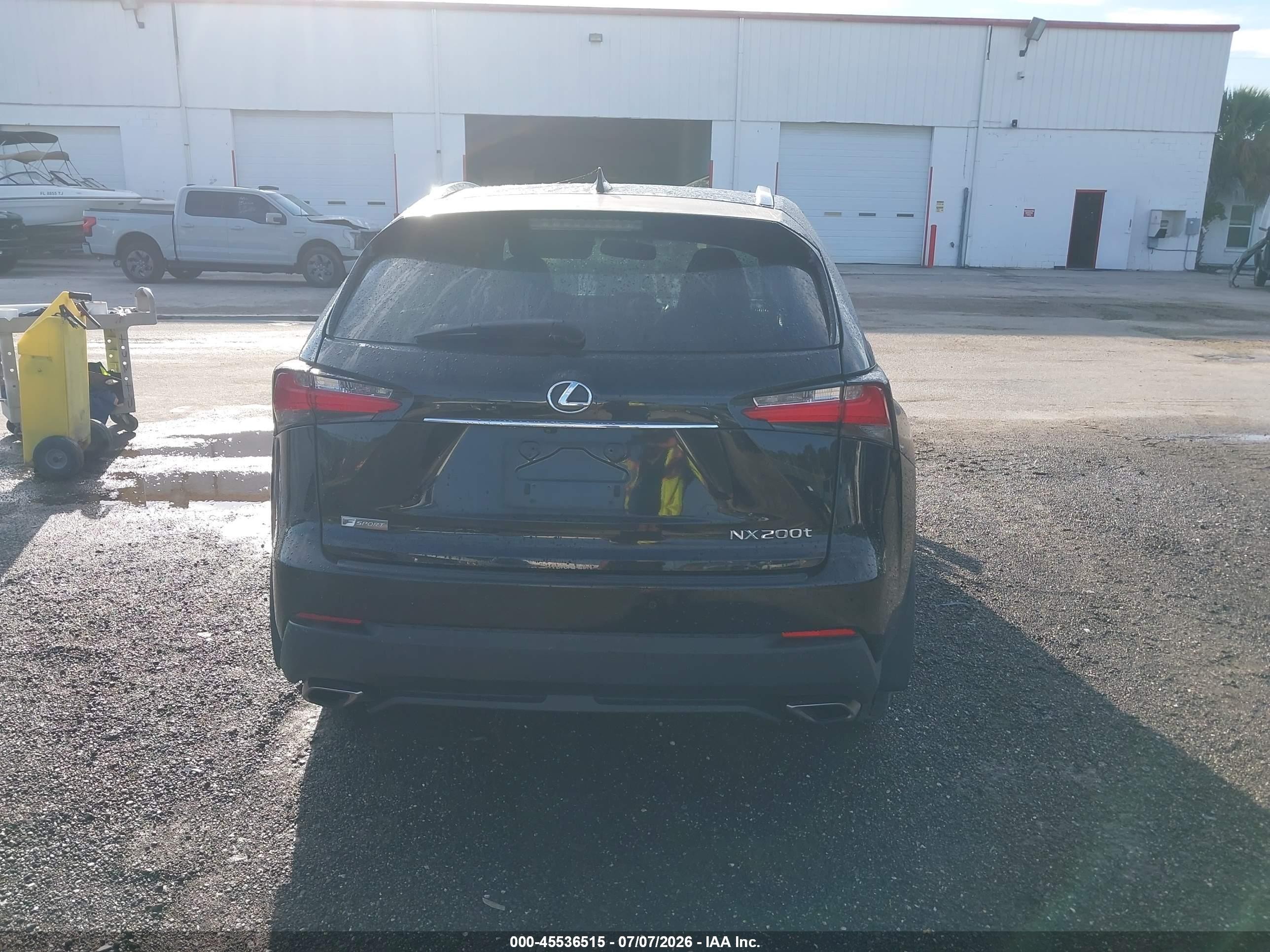 2015 Lexus Nx 200t F Sport Black vin: JTJBARBZ2F2021898