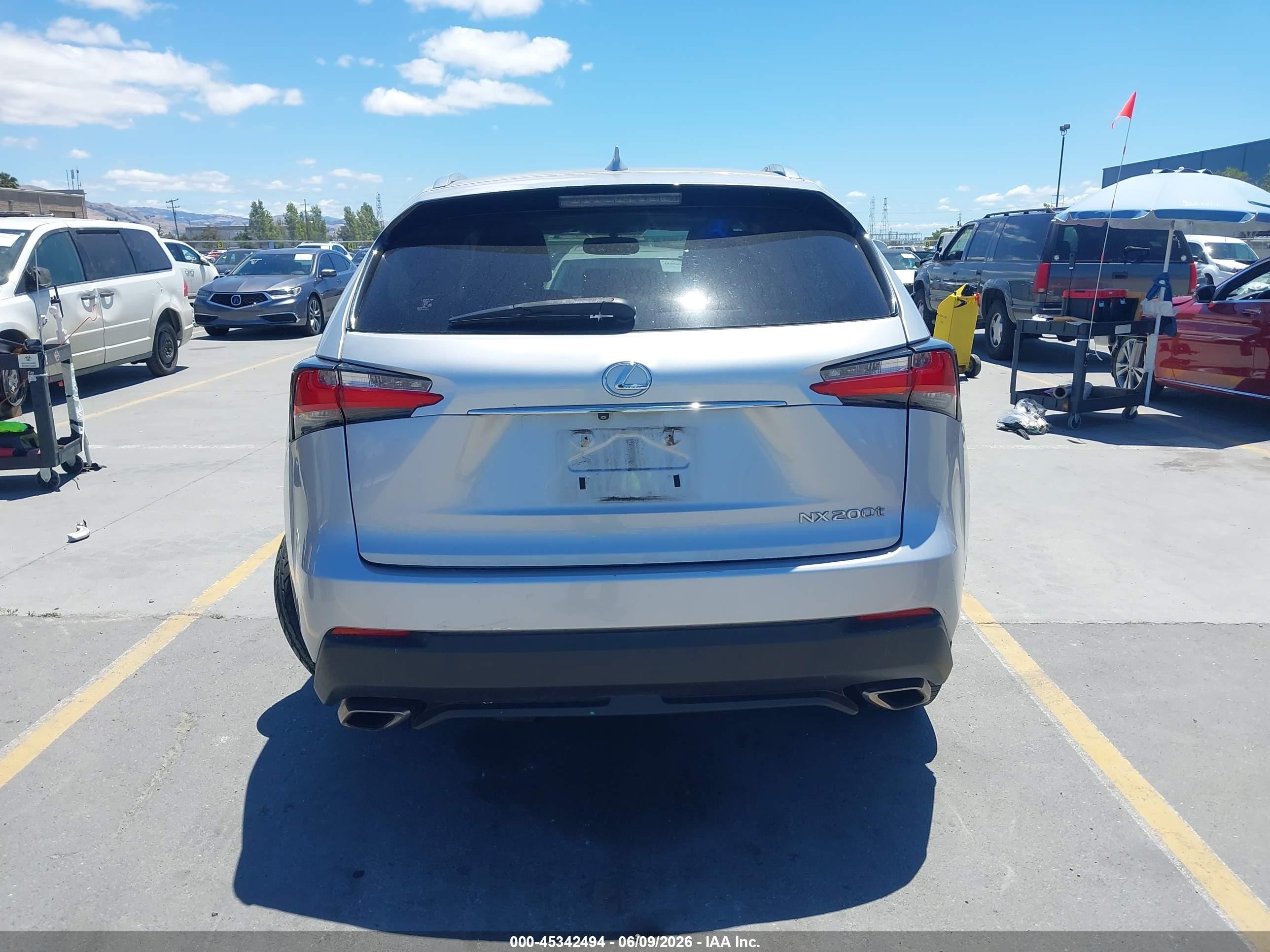 2015 Lexus Nx 200t   Gray vin: JTJBARBZ2F2039155