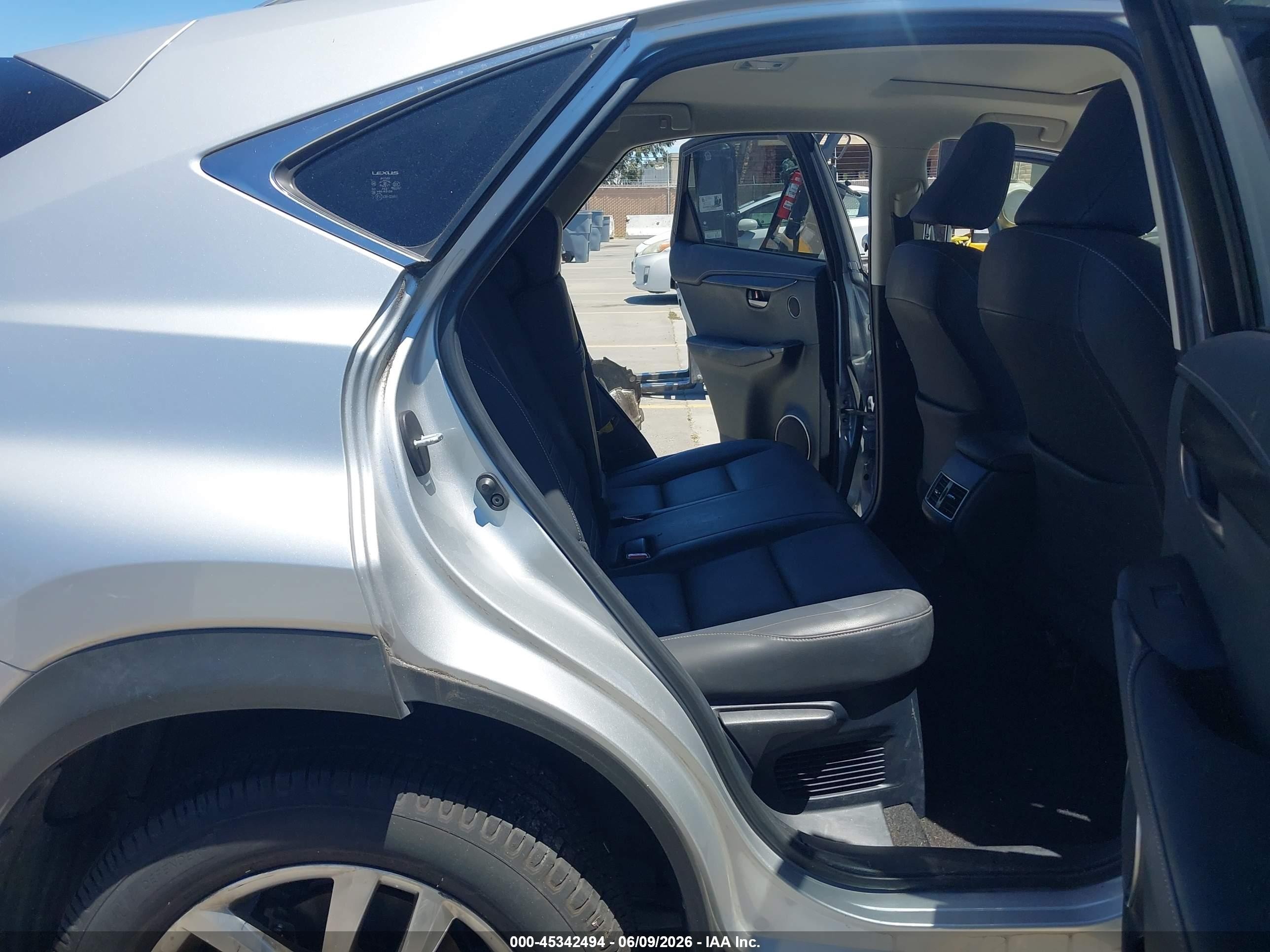 2015 Lexus Nx 200t   Gray vin: JTJBARBZ2F2039155