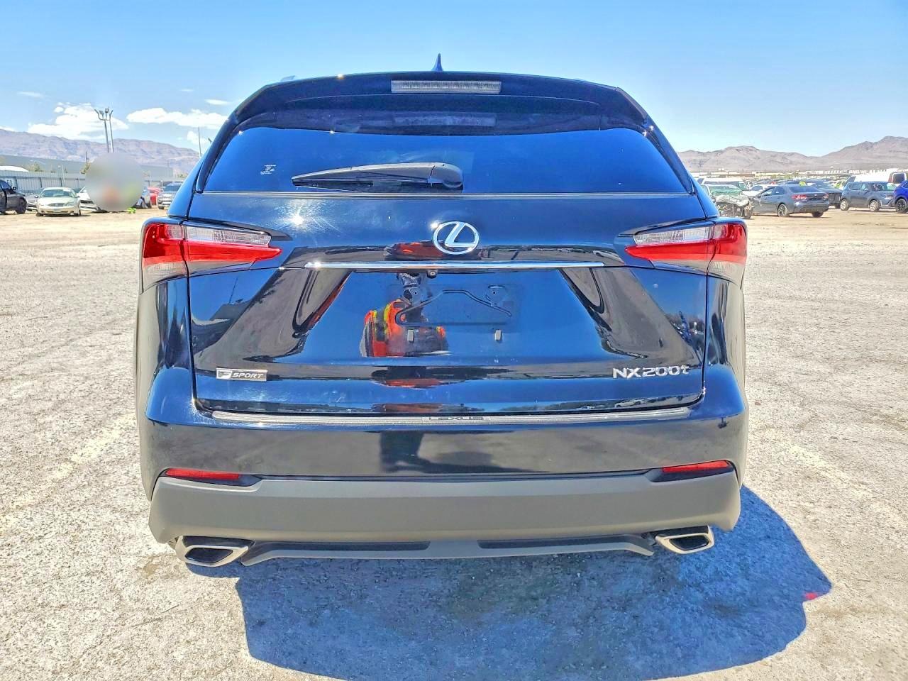 2017 Lexus Nx 200t F Sport Черный vin: JTJBARBZ2H2133796