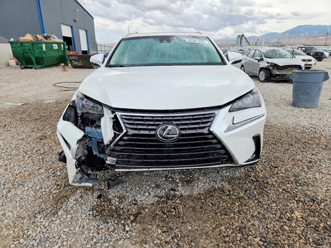 2019 Lexus Nx 300 Base Белый vin: JTJBARBZ2K2180592
