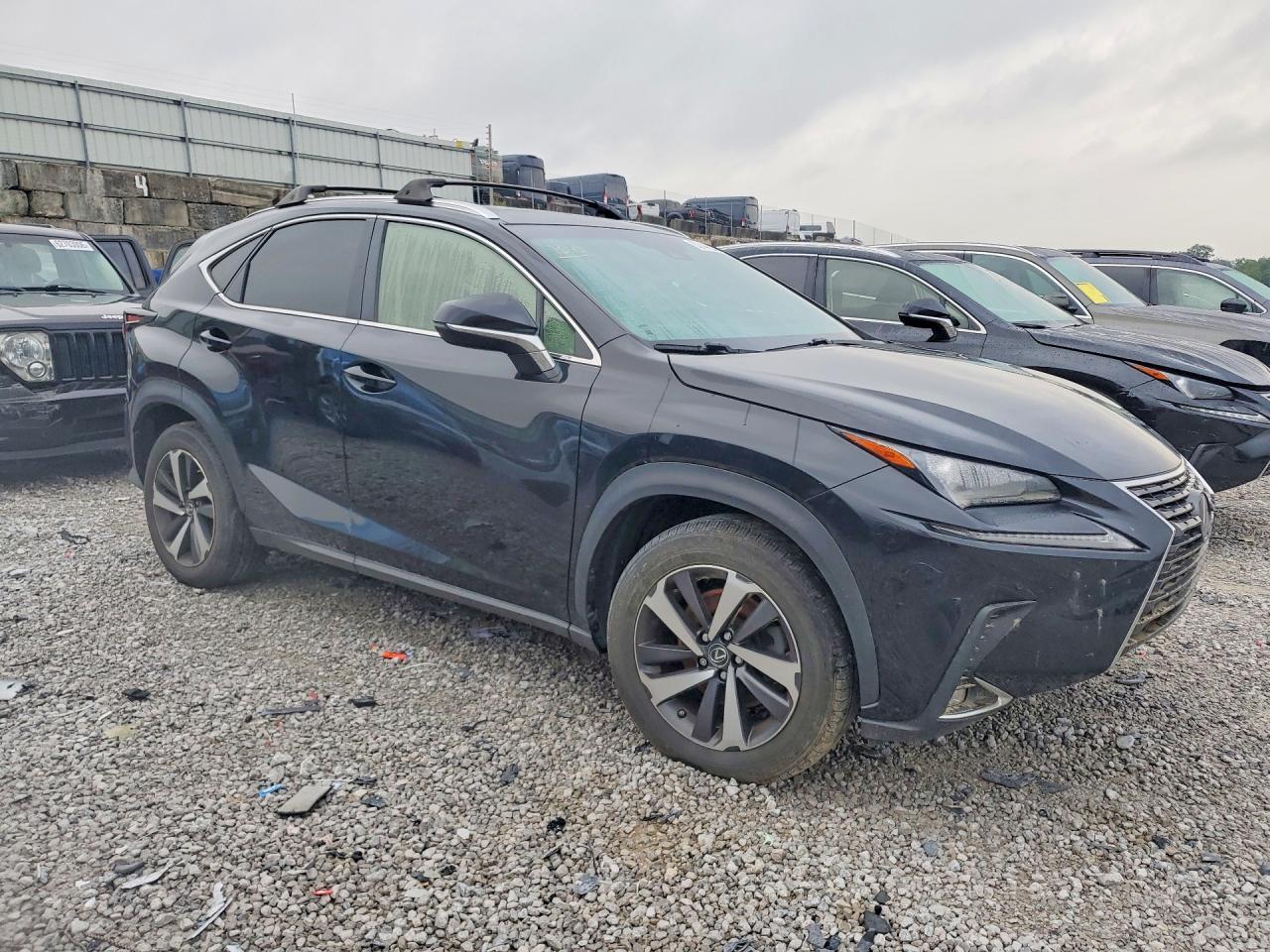 2019 Lexus Nx 300 Base Black vin: JTJBARBZ2K2198168