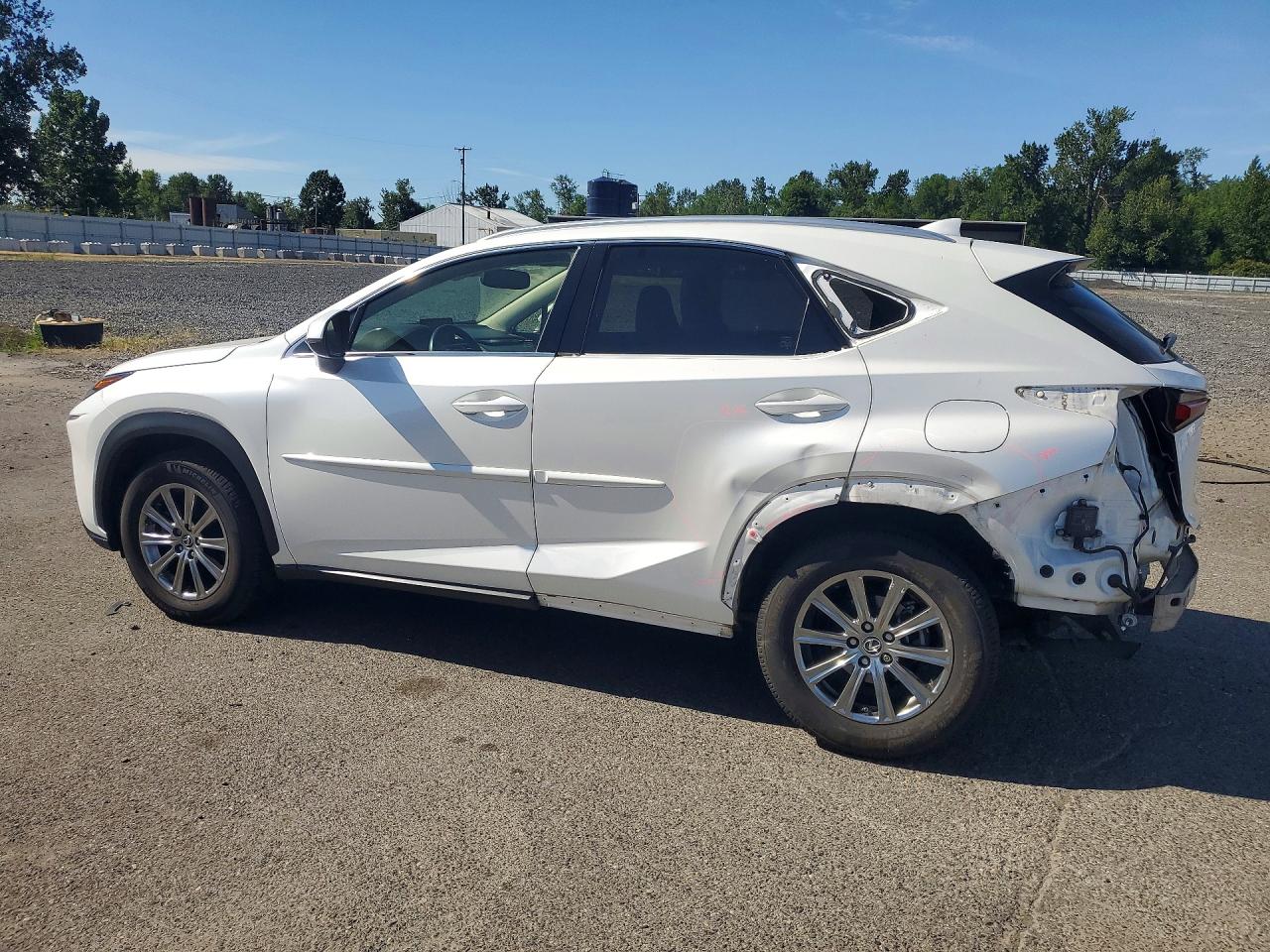 2019 Lexus Nx 300 Base White vin: JTJBARBZ2K2209699