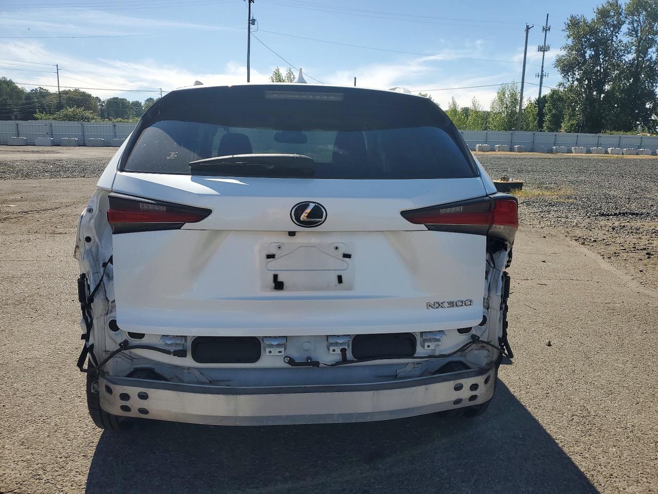 2019 Lexus Nx 300 Base White vin: JTJBARBZ2K2209699