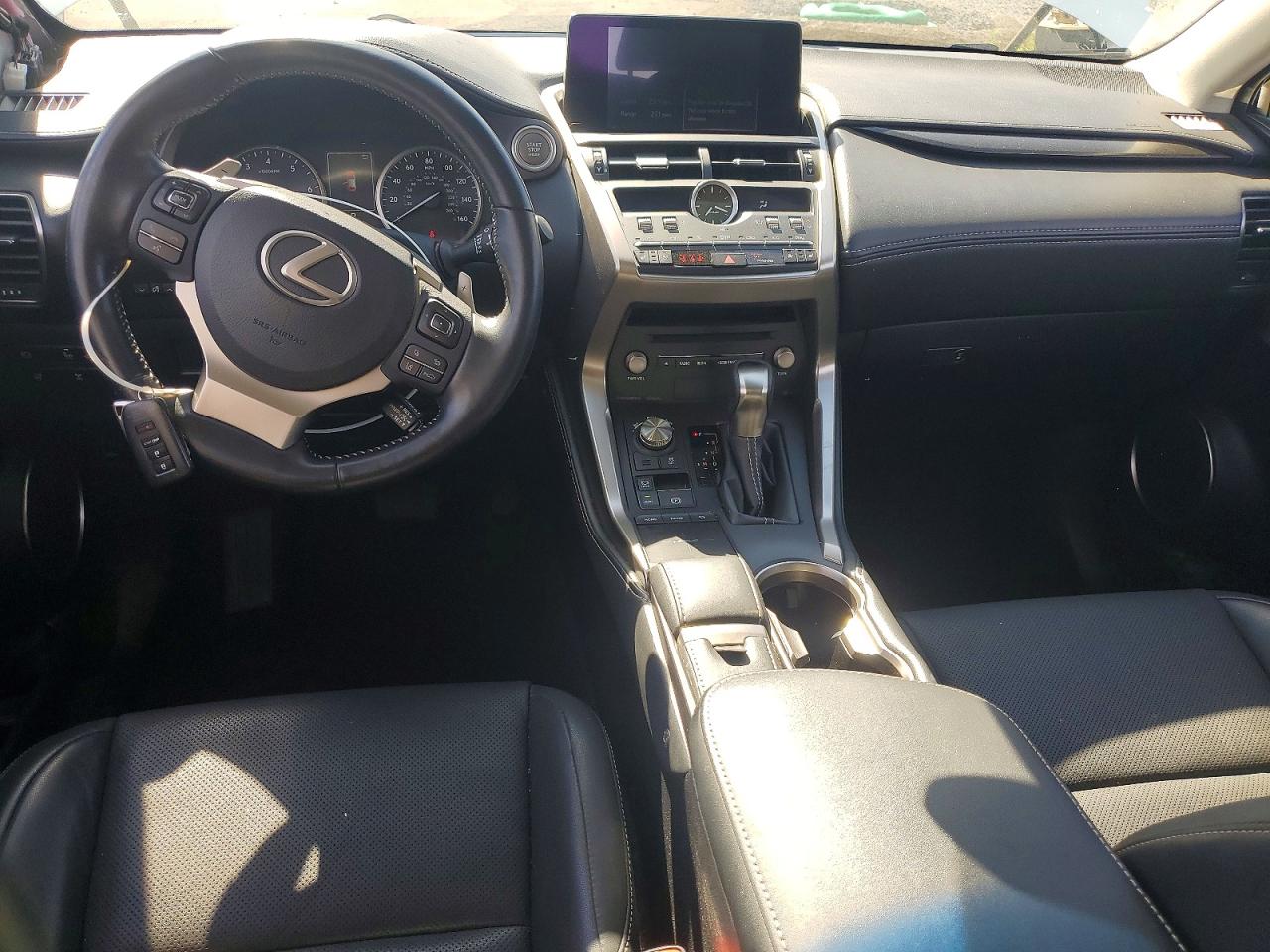 2019 Lexus Nx 300 Base White vin: JTJBARBZ2K2209699