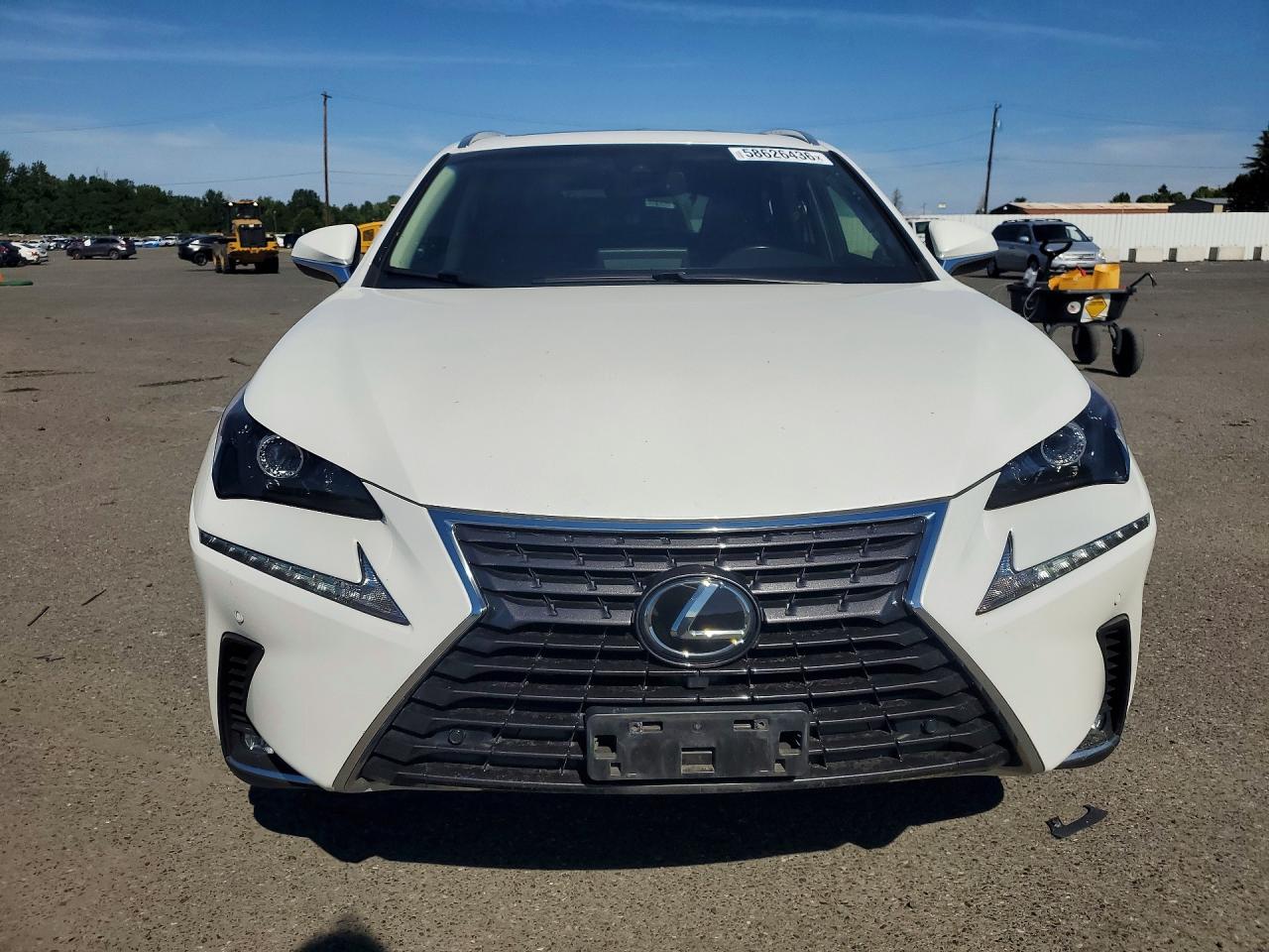 2019 Lexus Nx 300 Base White vin: JTJBARBZ2K2209699