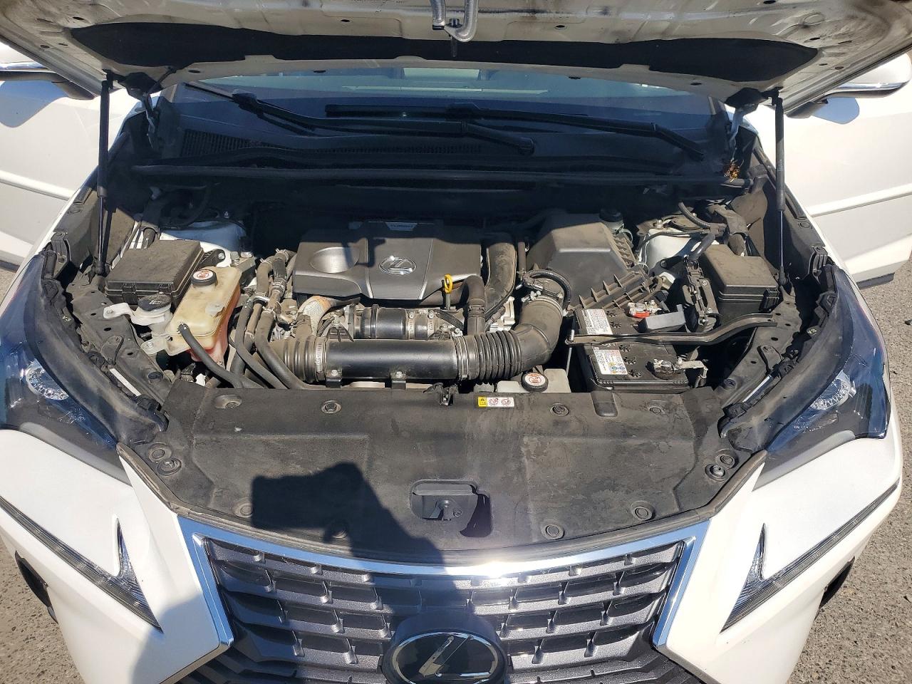 2019 Lexus Nx 300 Base White vin: JTJBARBZ2K2209699