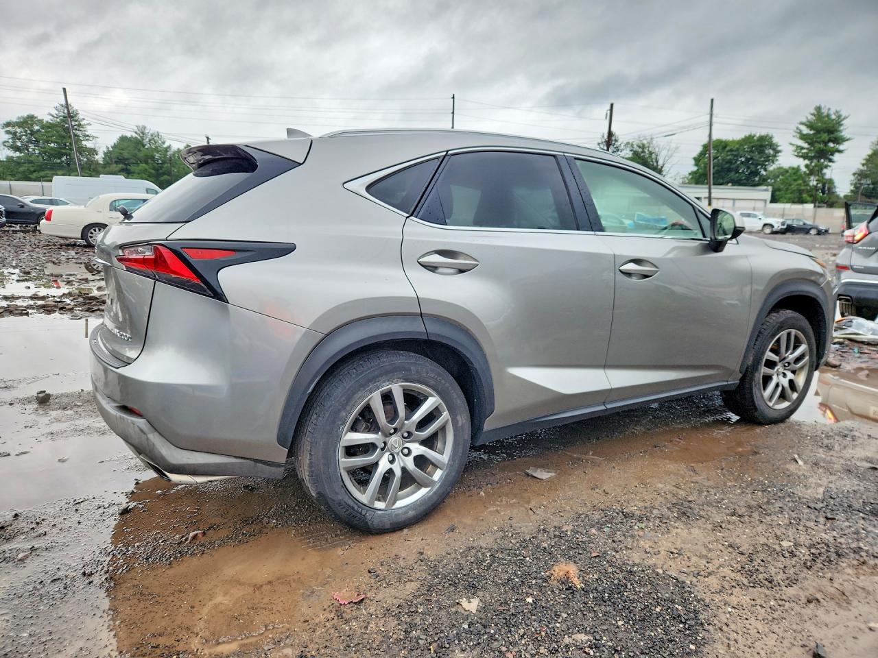 2015 Lexus Nx 200t Gray vin: JTJBARBZ3F2002616