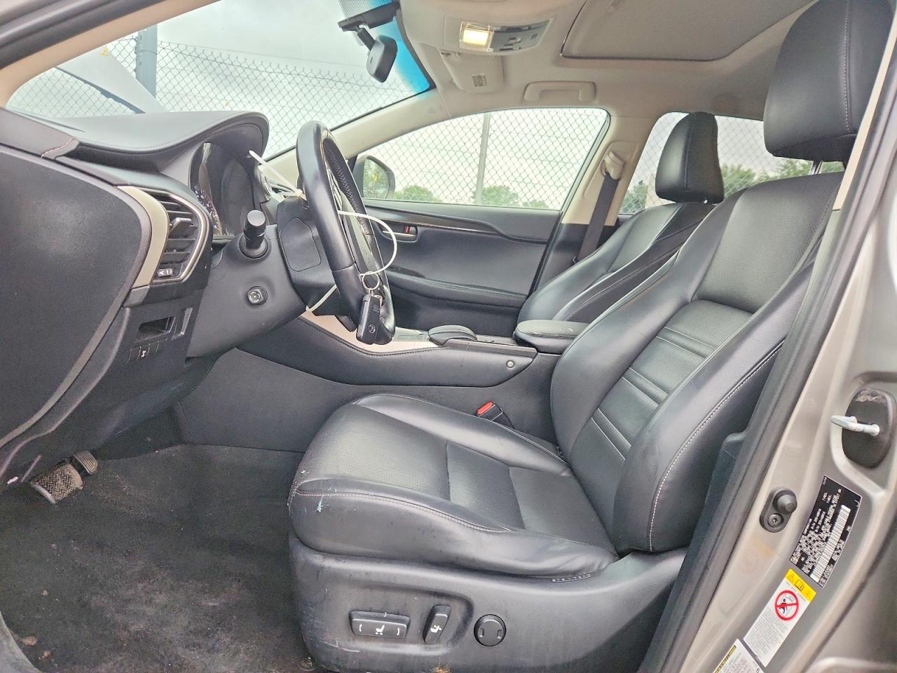 2015 Lexus Nx 200t Gray vin: JTJBARBZ3F2002616
