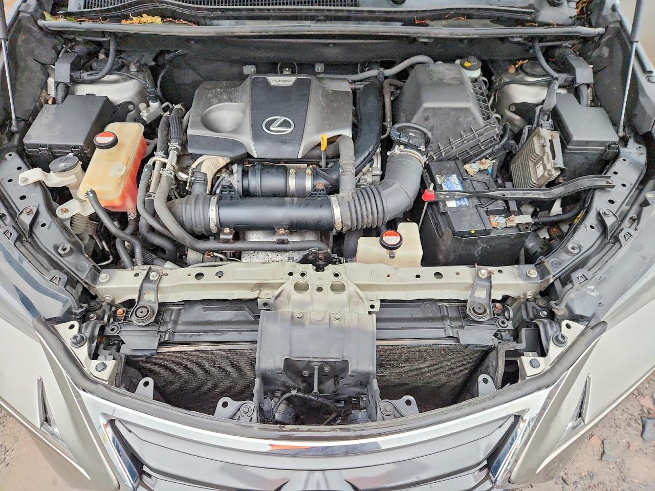 2015 Lexus Nx 200t Gray vin: JTJBARBZ3F2002616