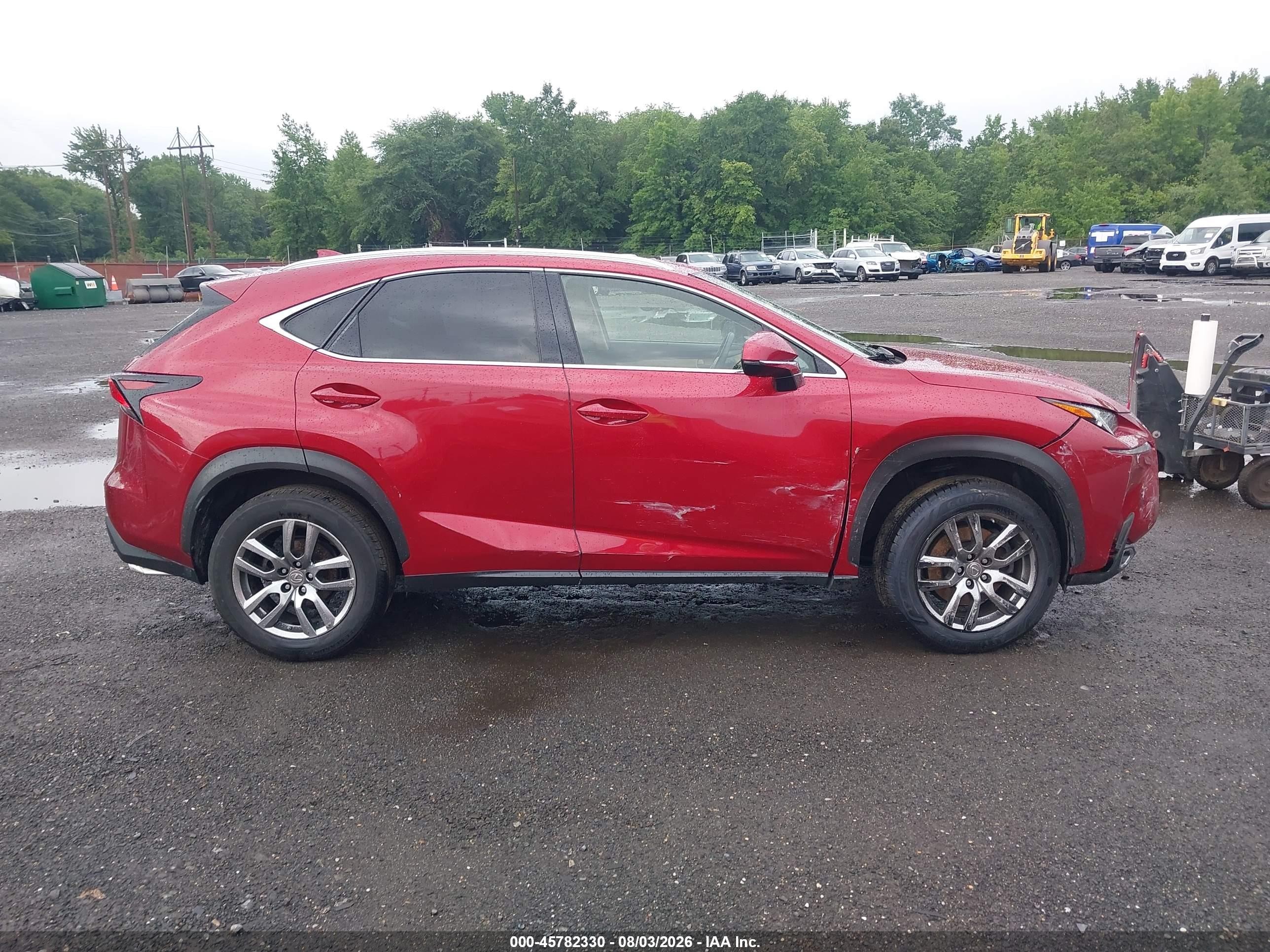 2015 Lexus Nx 200t   Red vin: JTJBARBZ3F2003071