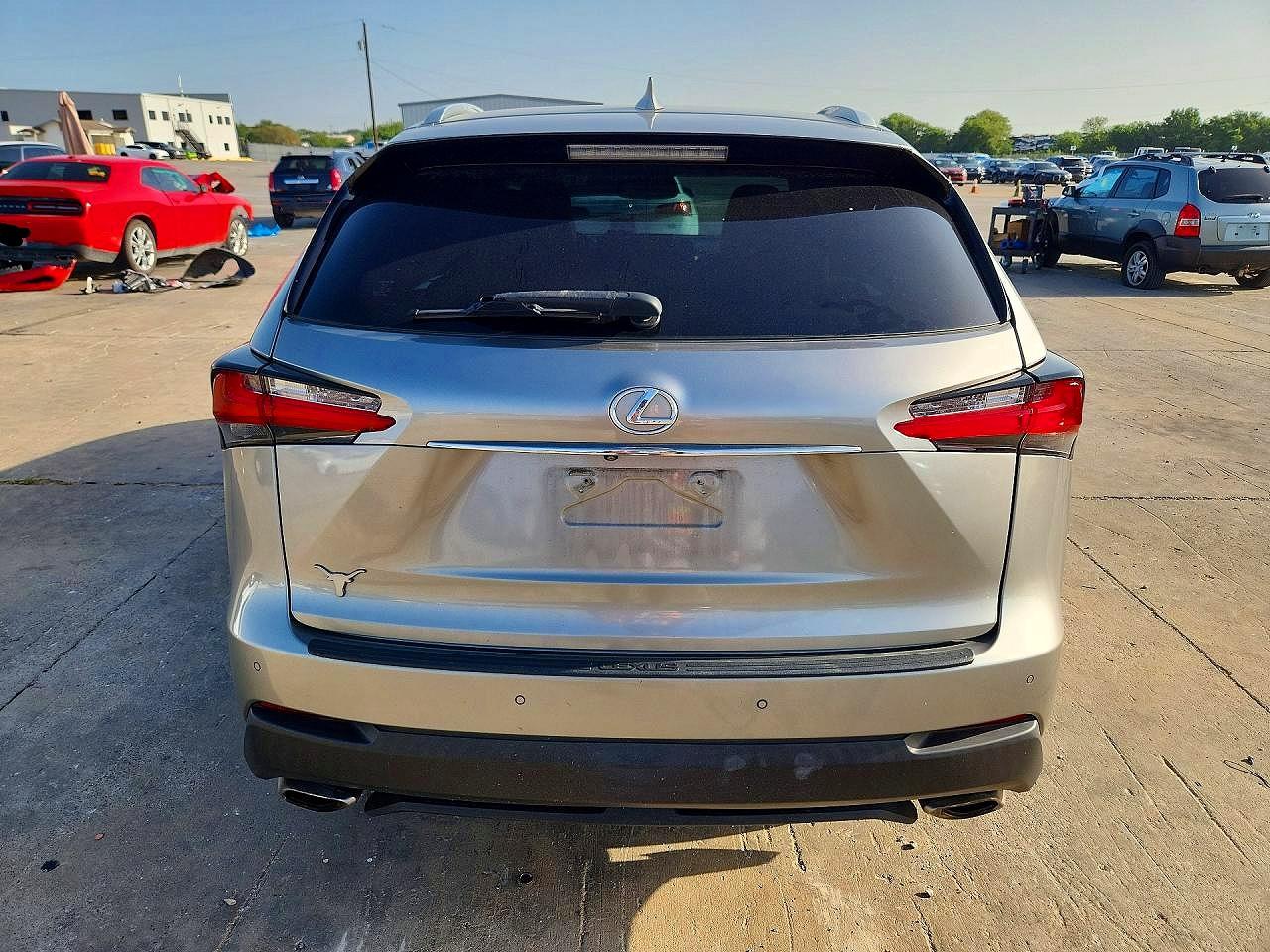 2015 Lexus Nx 200t Gray vin: JTJBARBZ3F2003927