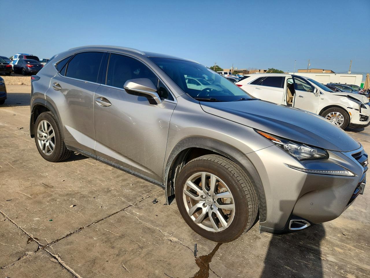 2015 Lexus Nx 200t Gray vin: JTJBARBZ3F2003927