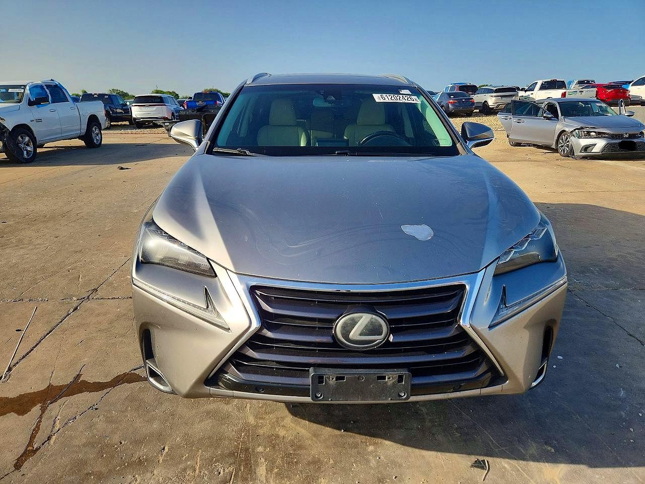 2015 Lexus Nx 200t Gray vin: JTJBARBZ3F2003927