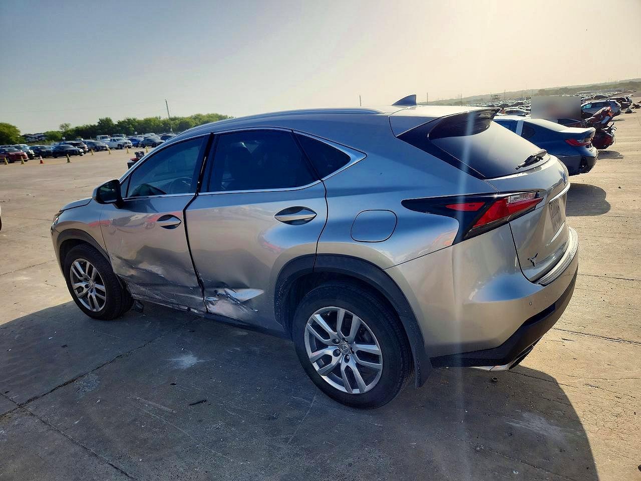 2015 Lexus Nx 200t Gray vin: JTJBARBZ3F2003927