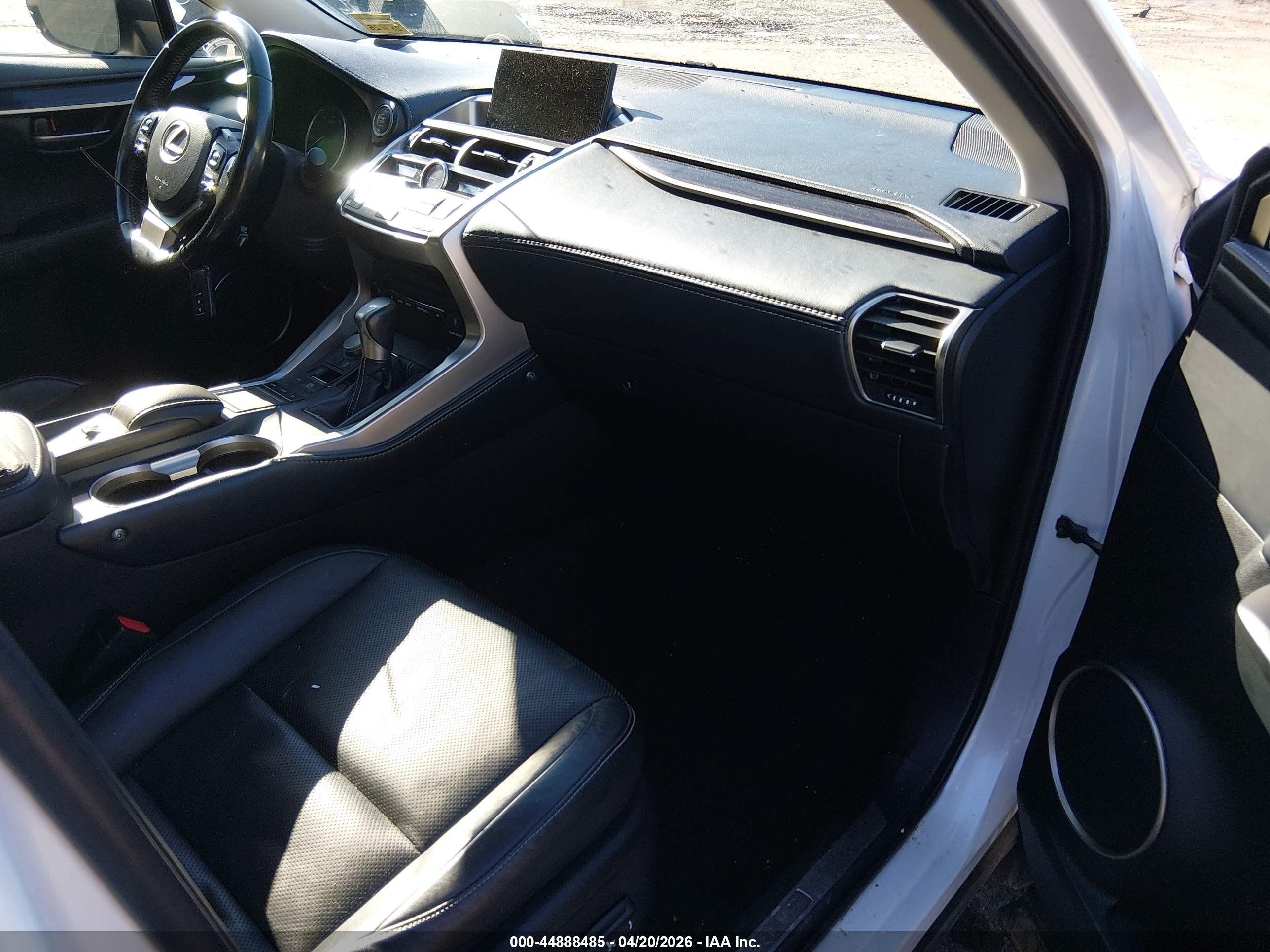 2015 Lexus Nx 200t White vin: JTJBARBZ3F2011106
