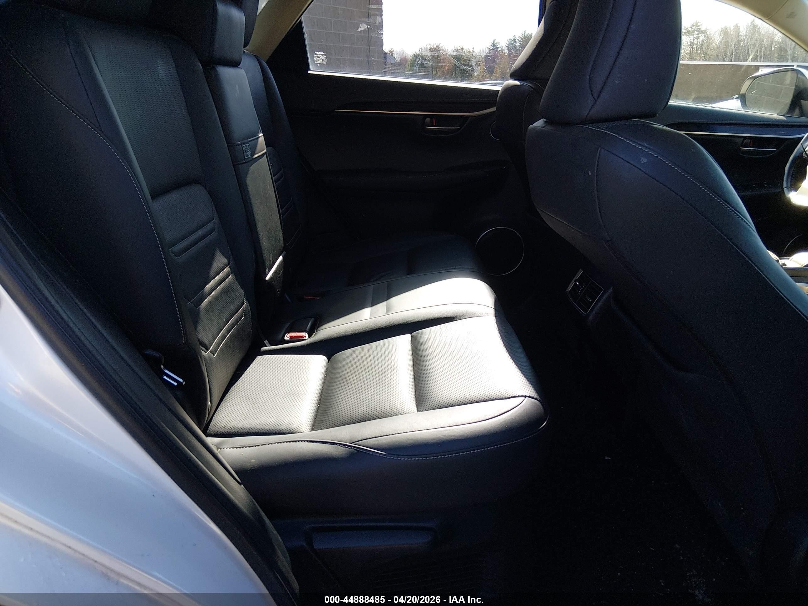 2015 Lexus Nx 200t White vin: JTJBARBZ3F2011106