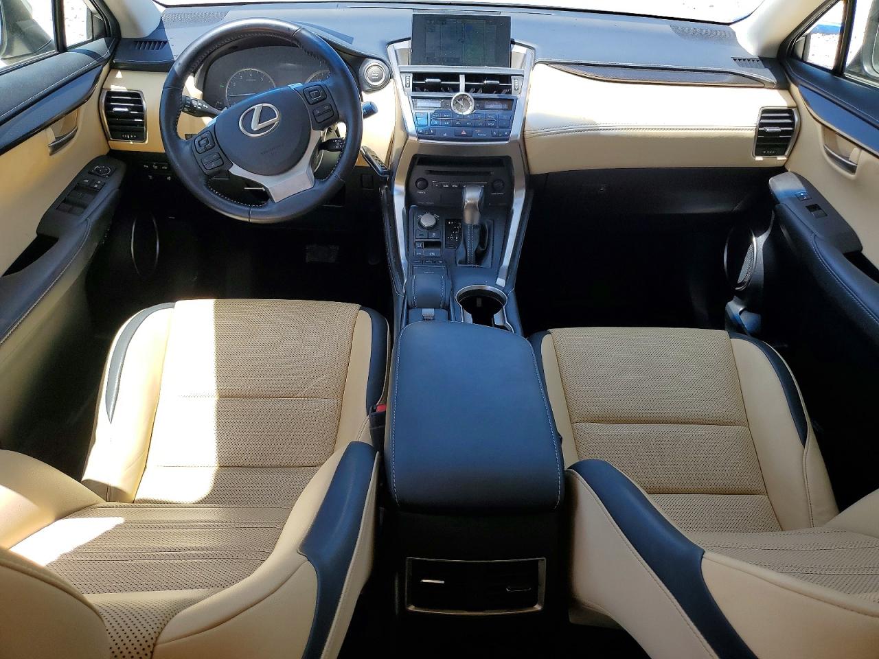 2015 Lexus Nx 200t White vin: JTJBARBZ3F2030755