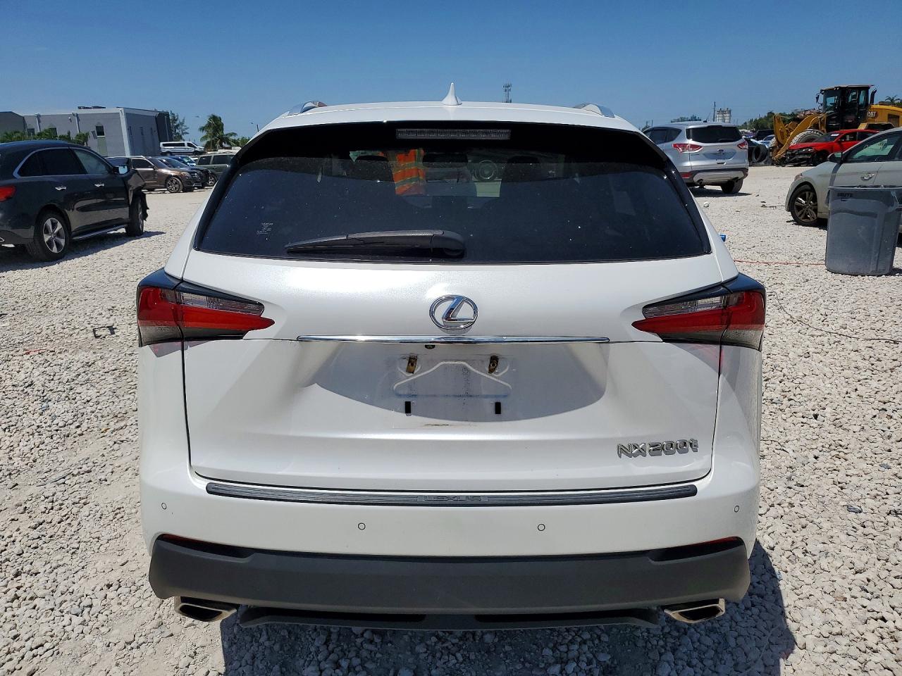 2015 Lexus Nx 200t White vin: JTJBARBZ3F2030755