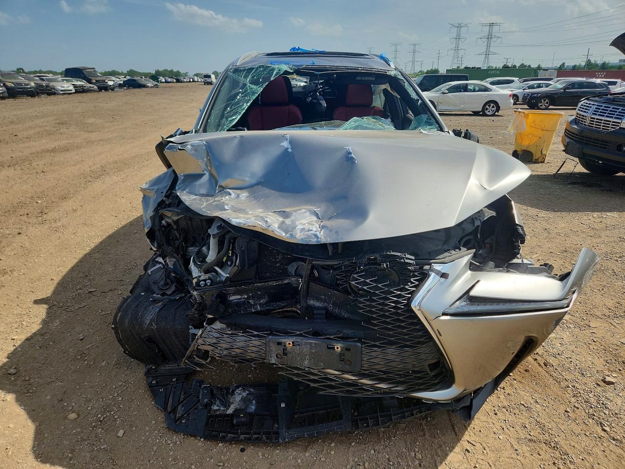 2015 Lexus Nx 200t Gray vin: JTJBARBZ3F2031145