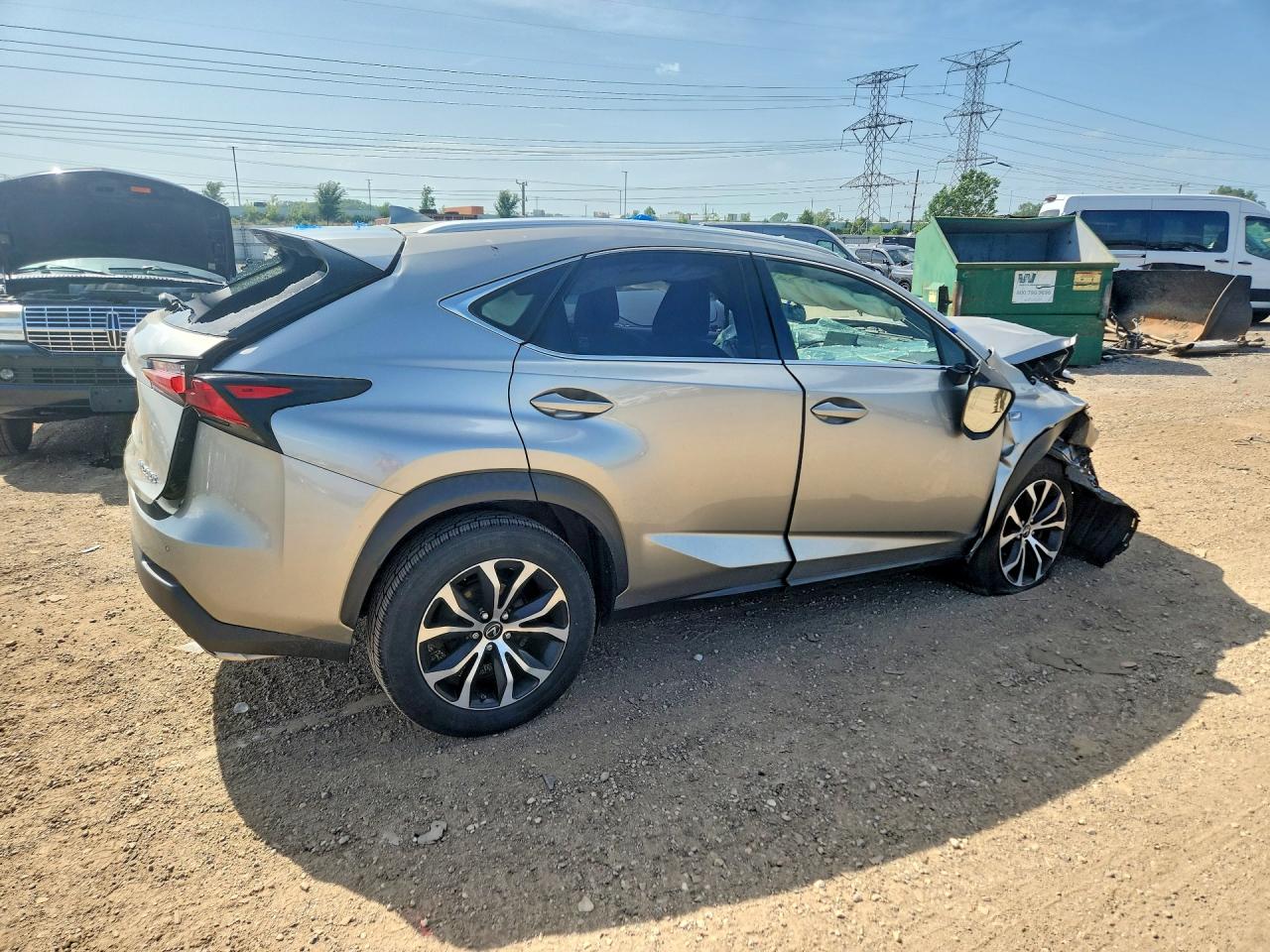 2015 Lexus Nx 200t Gray vin: JTJBARBZ3F2031145