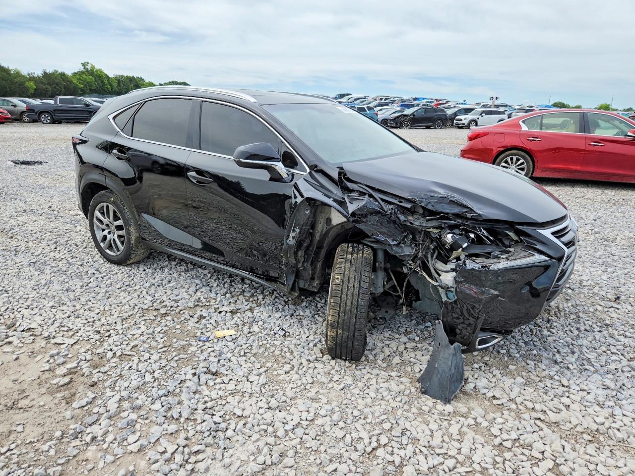 2015 Lexus Nx 200t Black vin: JTJBARBZ4F2001362