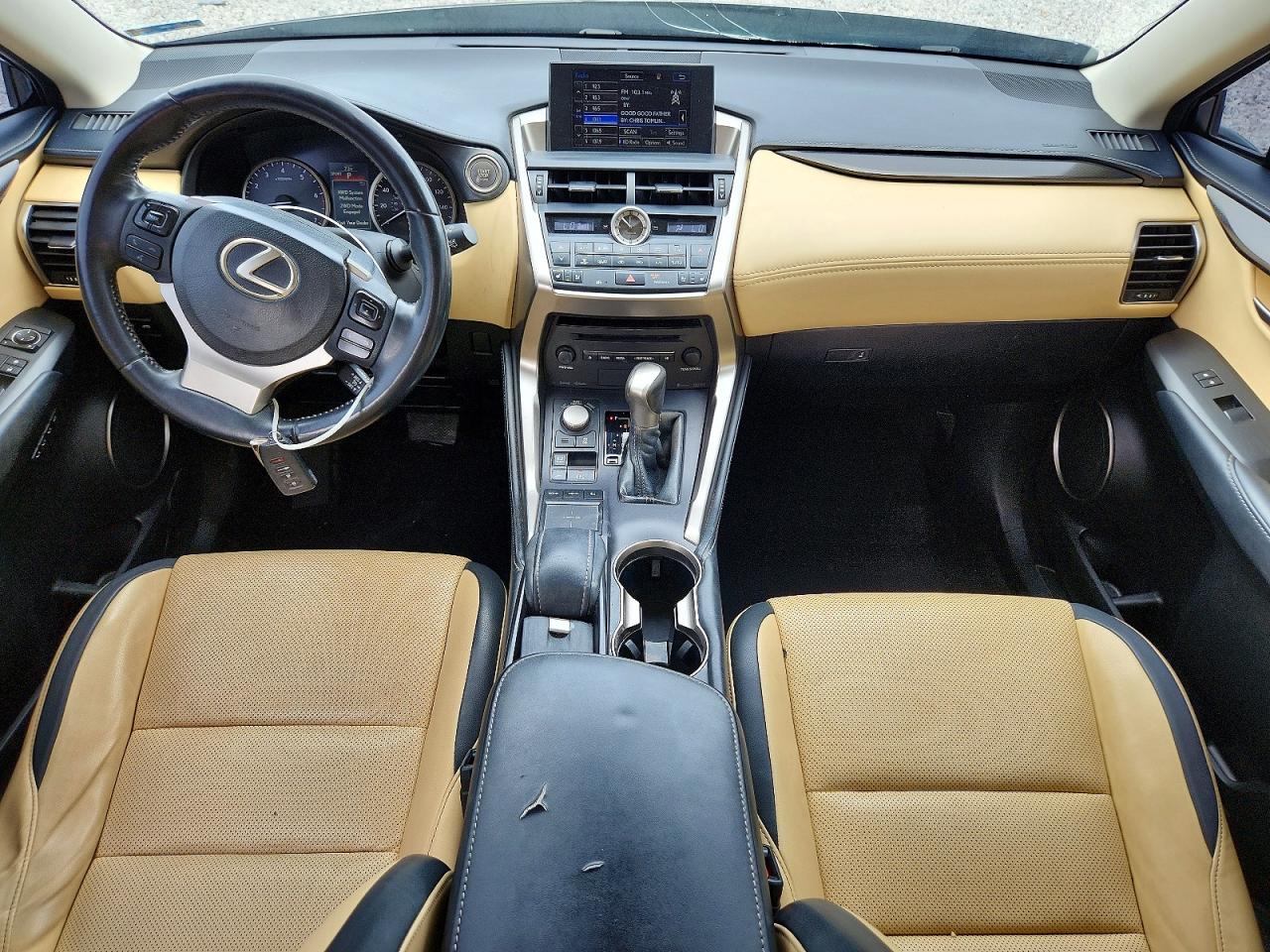 2015 Lexus Nx 200t Black vin: JTJBARBZ4F2001362