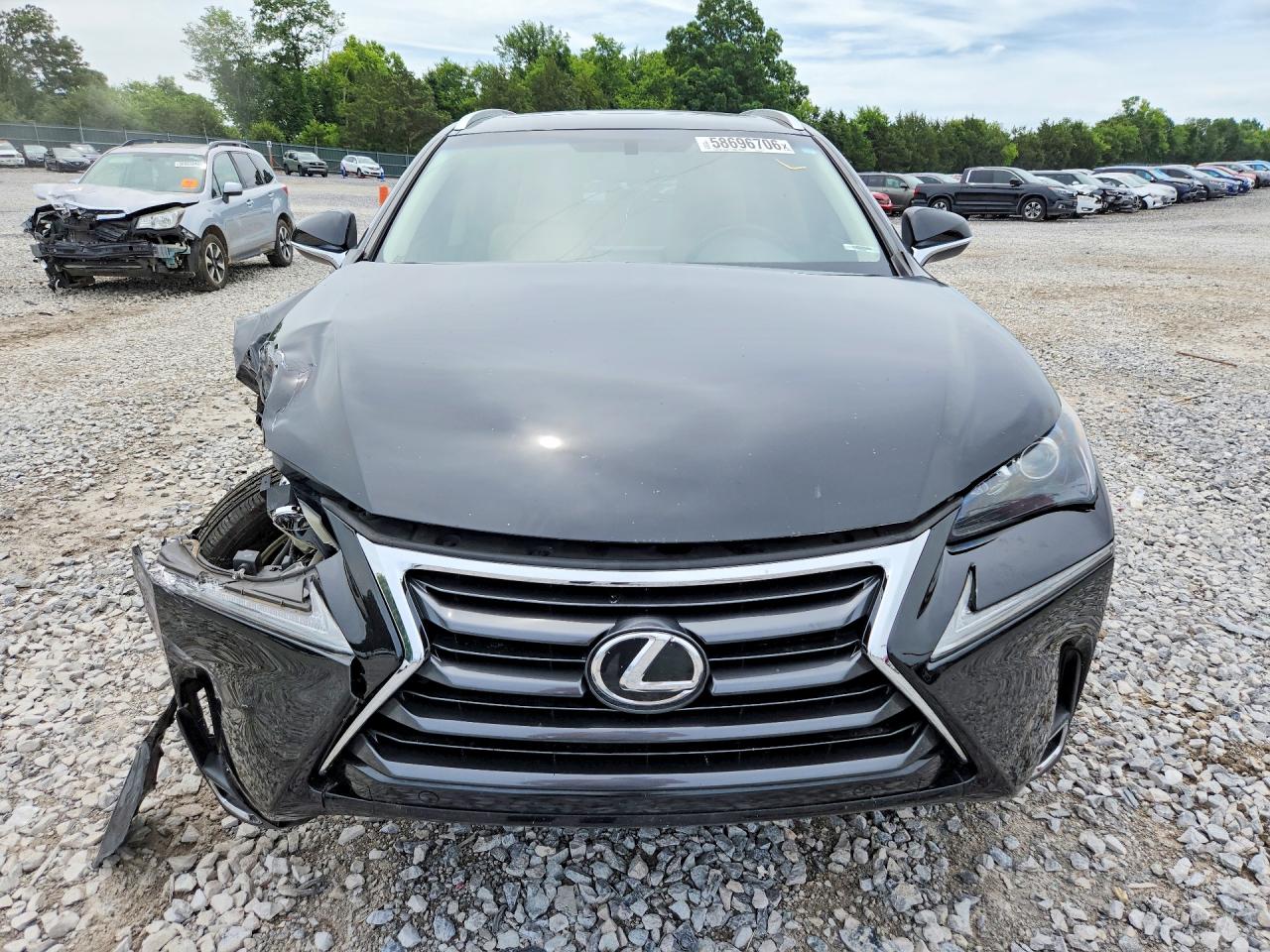 2015 Lexus Nx 200t Black vin: JTJBARBZ4F2001362
