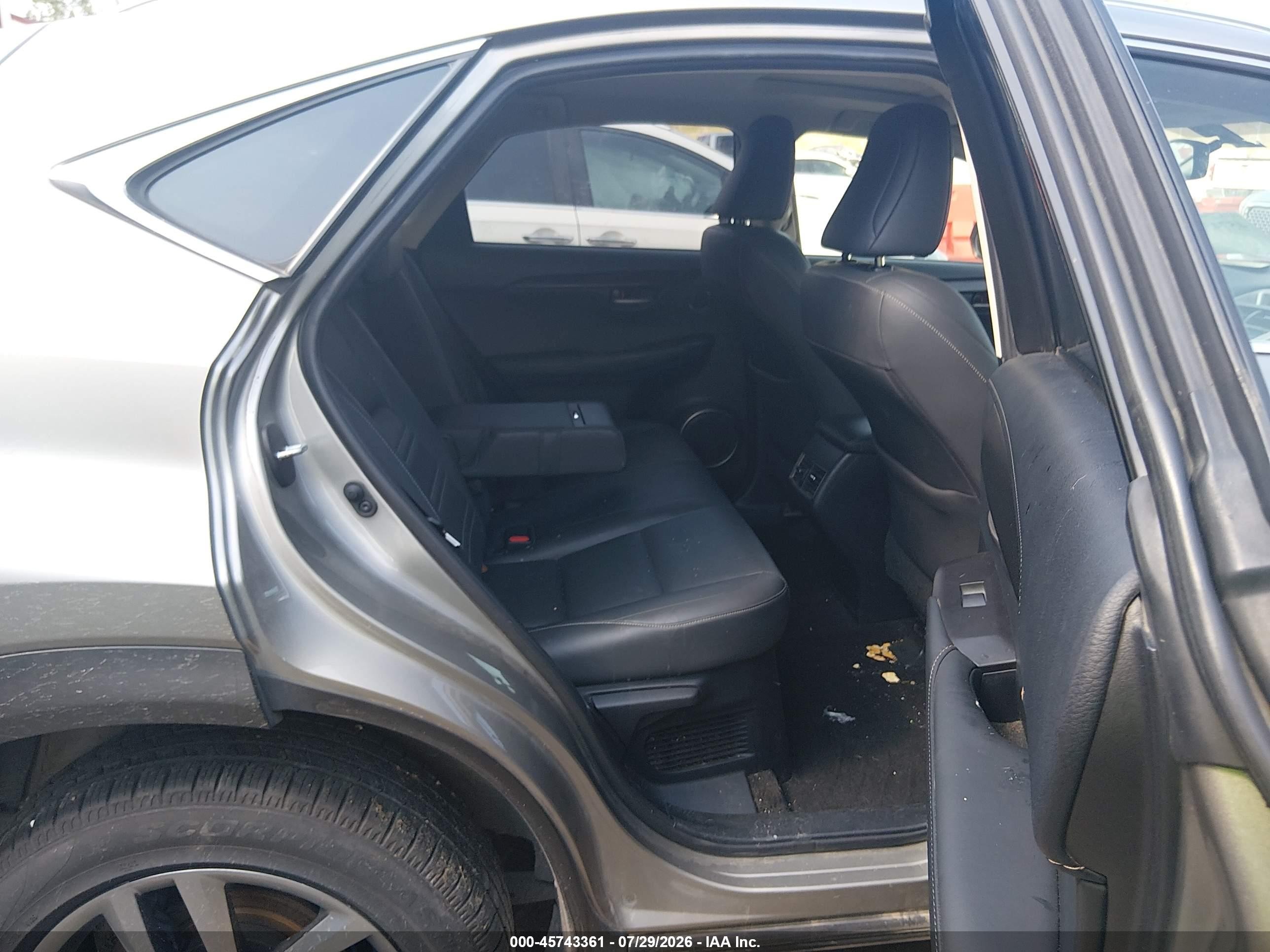 2015 Lexus Nx 200t   Silver vin: JTJBARBZ4F2002186