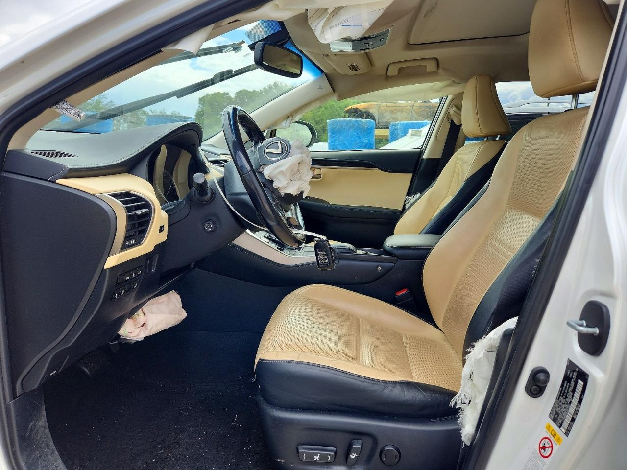 2015 Lexus Nx 200t Белый vin: JTJBARBZ4F2017187