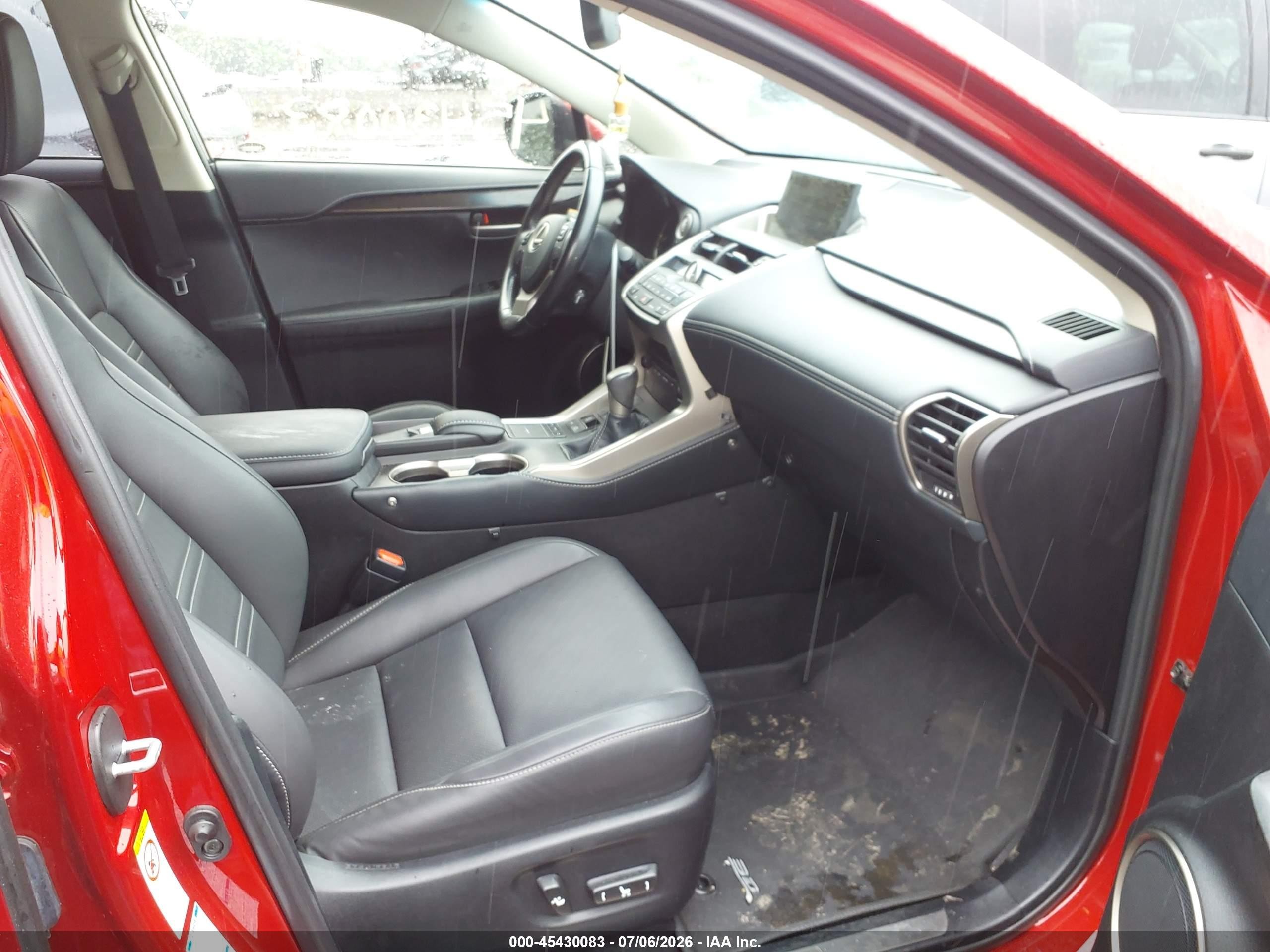 2015 Lexus Nx 200t   Red vin: JTJBARBZ4F2029209