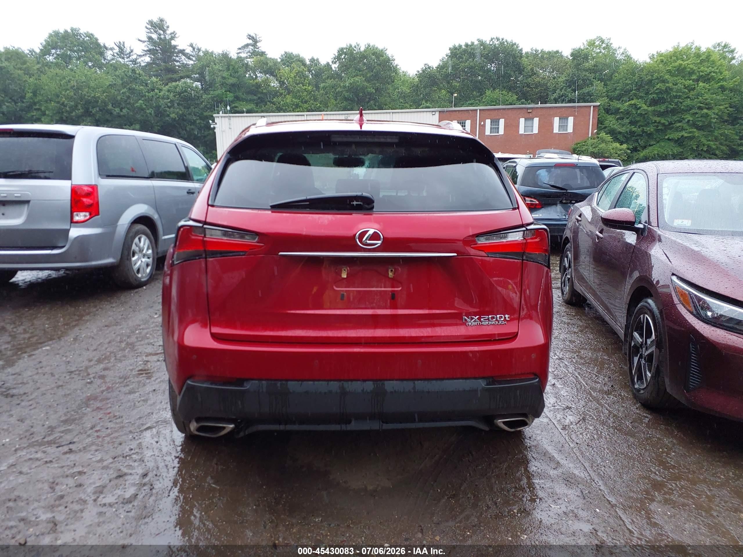 2015 Lexus Nx 200t   Red vin: JTJBARBZ4F2029209