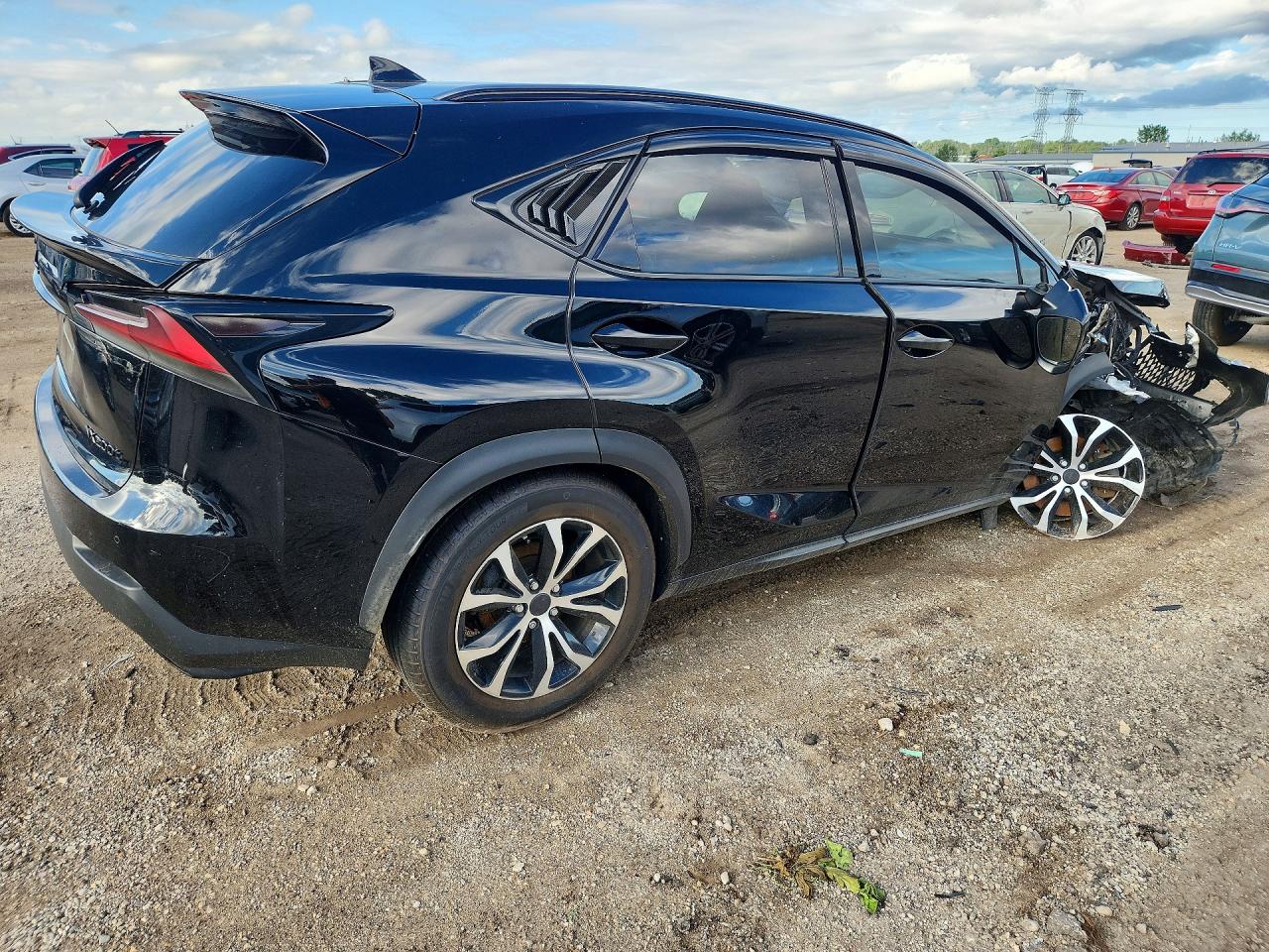 2015 Lexus Nx 200t Черный vin: JTJBARBZ4F2032255