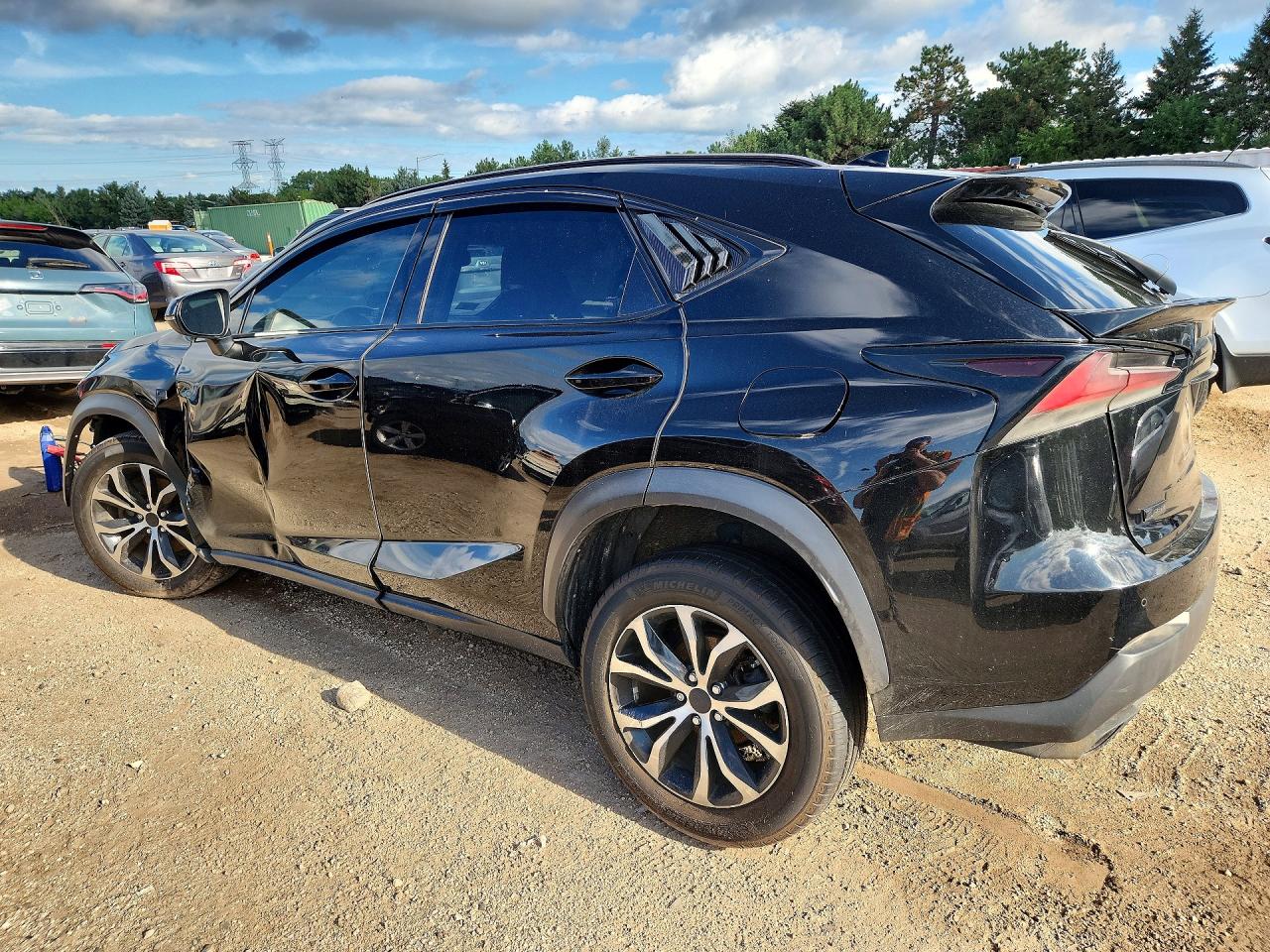 2015 Lexus Nx 200t Черный vin: JTJBARBZ4F2032255