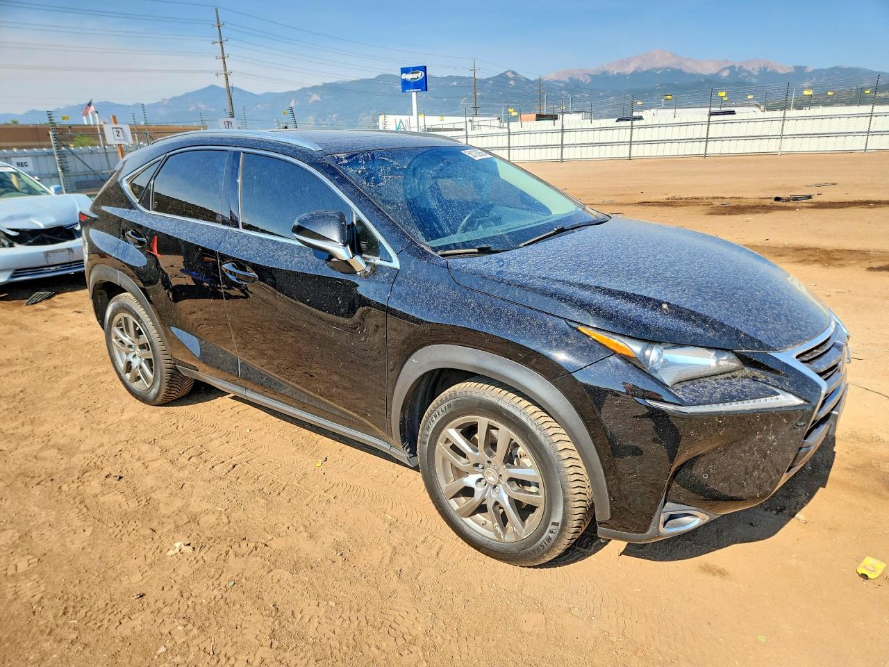 2015 Lexus Nx 200t Black vin: JTJBARBZ4F2035088