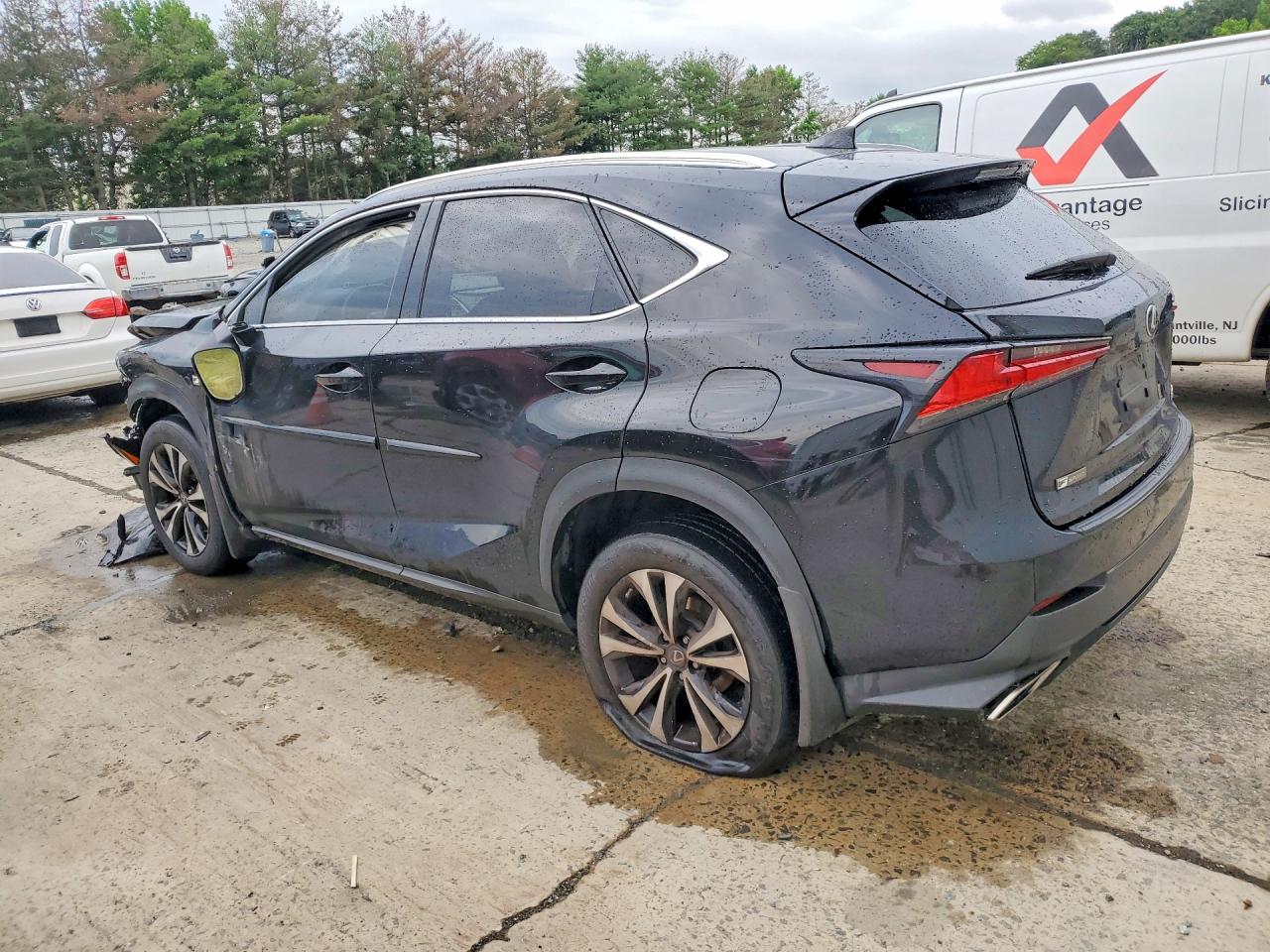 2019 Lexus Nx 300 F Sport Black vin: JTJBARBZ4K2188211