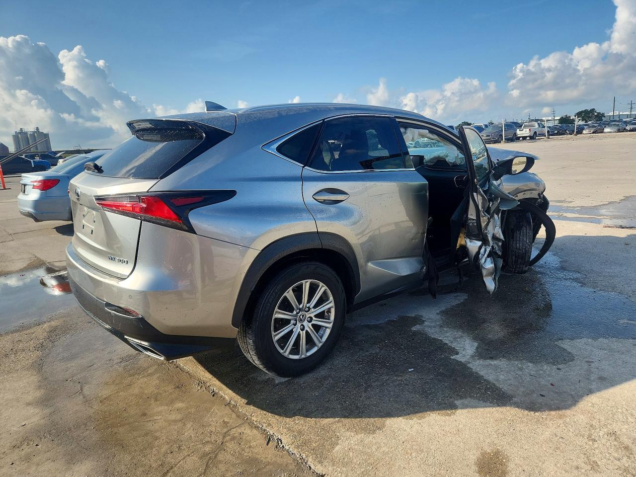 2019 Lexus Nx 300 Base Silver vin: JTJBARBZ4K2188774