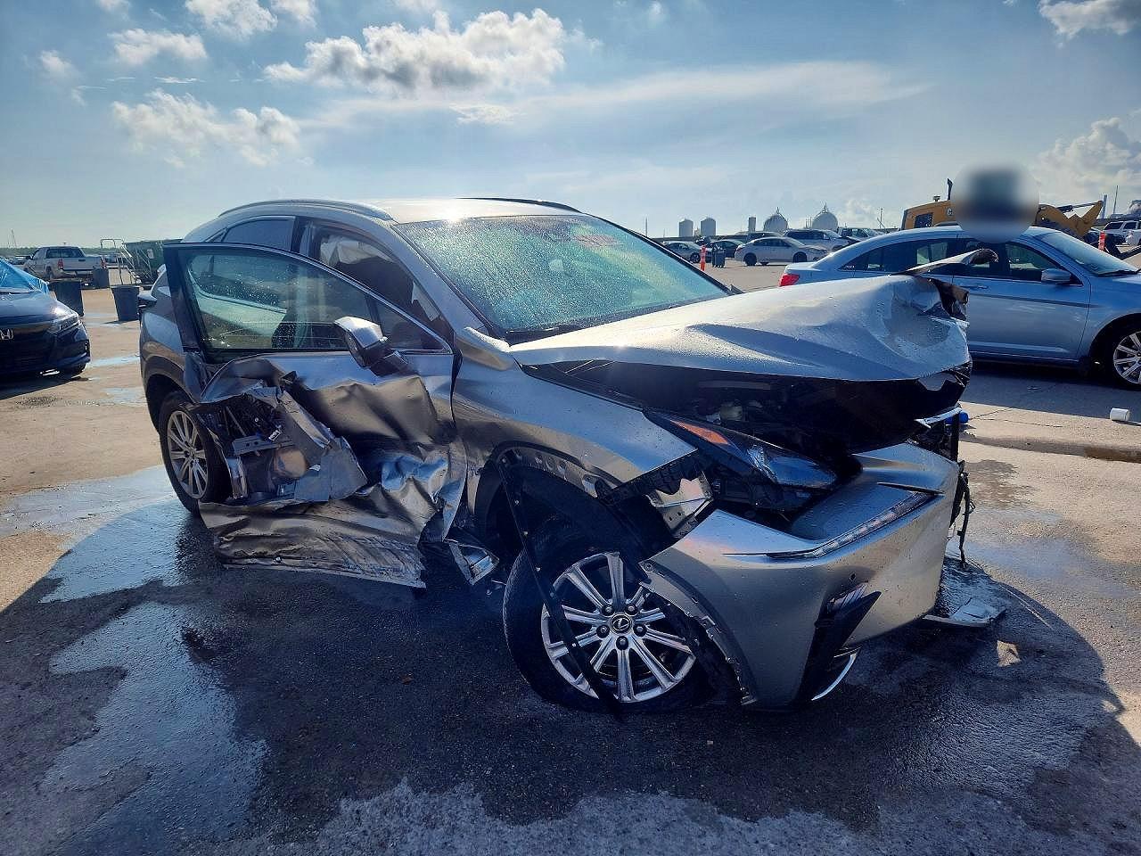 2019 Lexus Nx 300 Base Silver vin: JTJBARBZ4K2188774