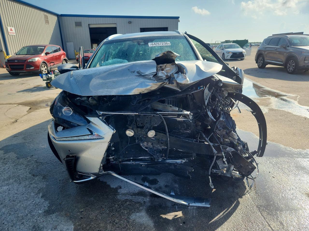 2019 Lexus Nx 300 Base Silver vin: JTJBARBZ4K2188774