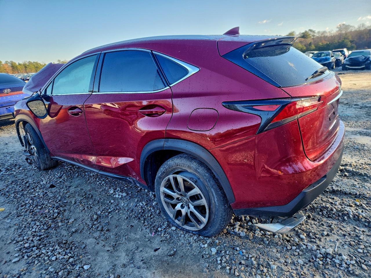 2015 Lexus Nx 200t Brown vin: JTJBARBZ5F2014556