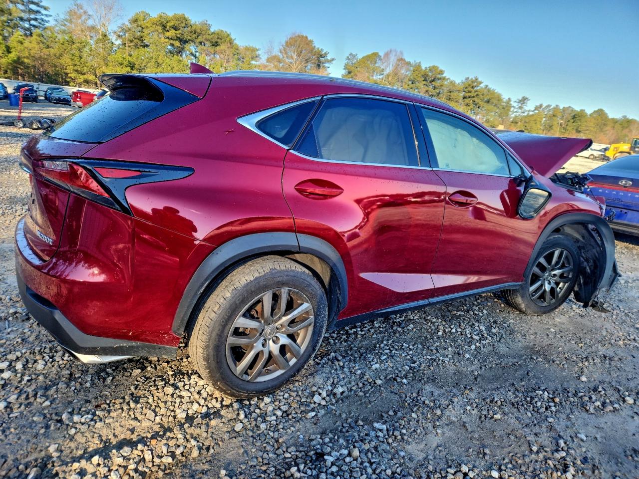 2015 Lexus Nx 200t Brown vin: JTJBARBZ5F2014556